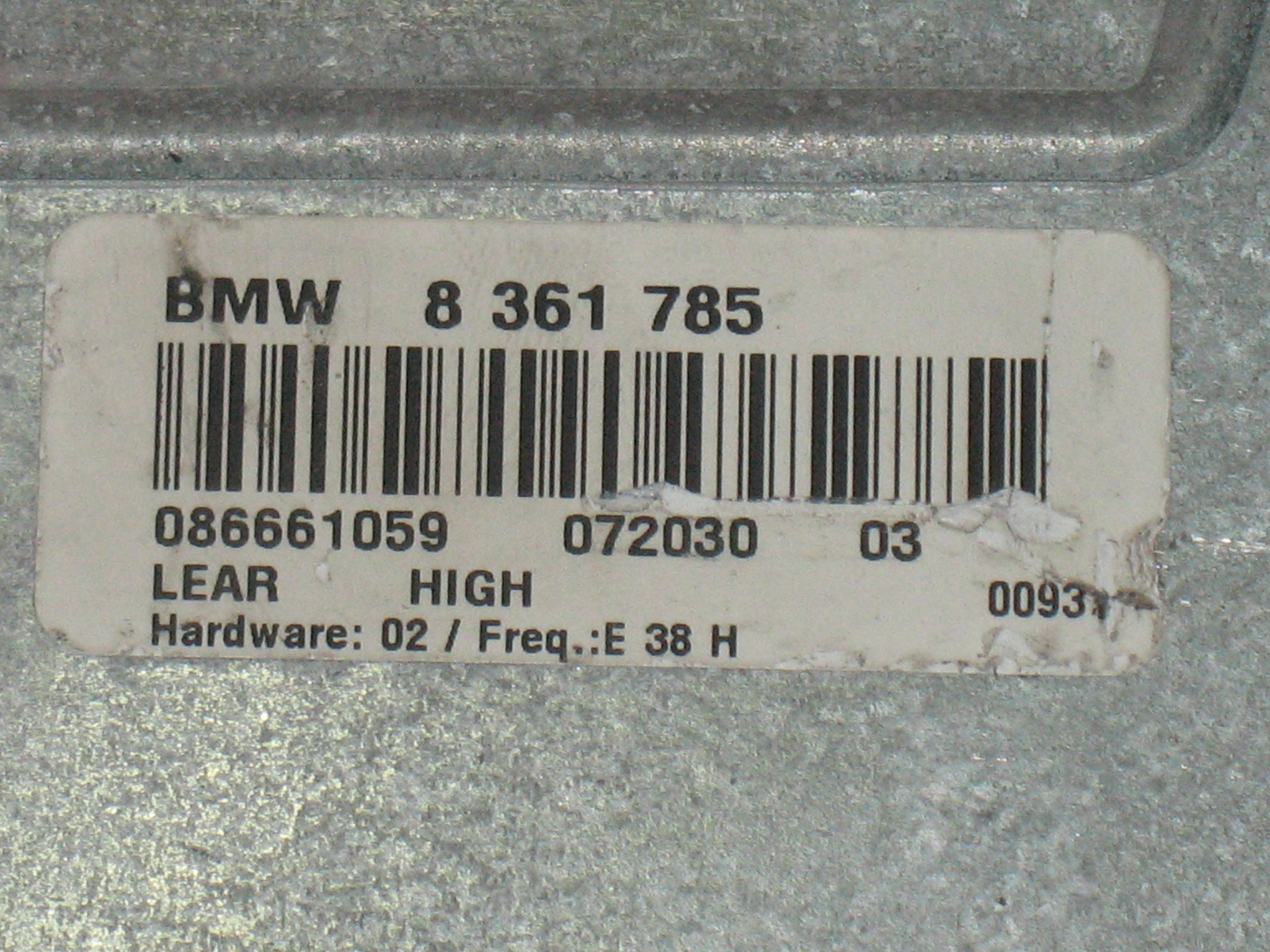 BMW 735I E38 94-98 VFL Amplificatore finale Soundsystem 8361785