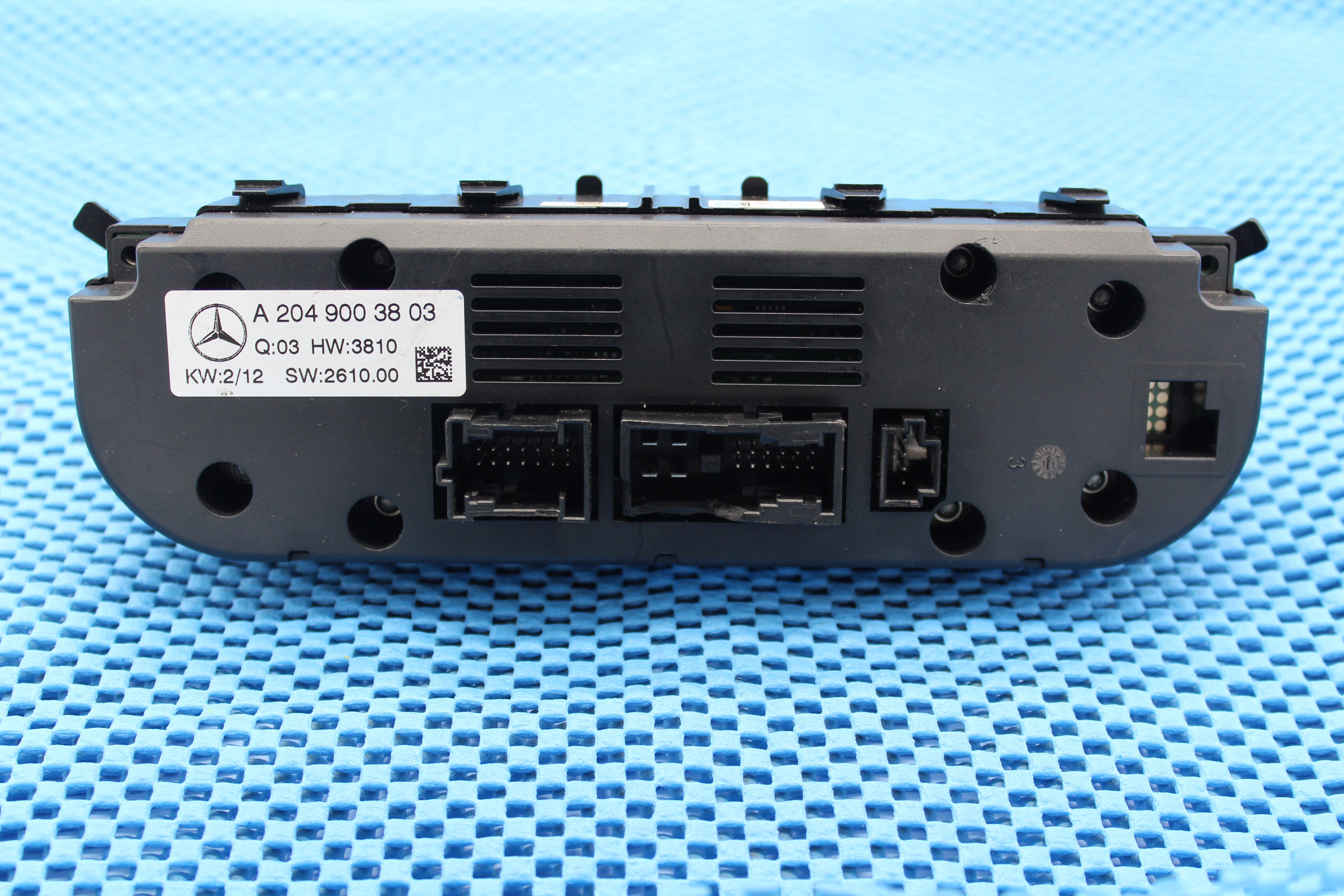 Mercedes-Benz C W204 2013 Diesel Climate Control Unit A2049003803