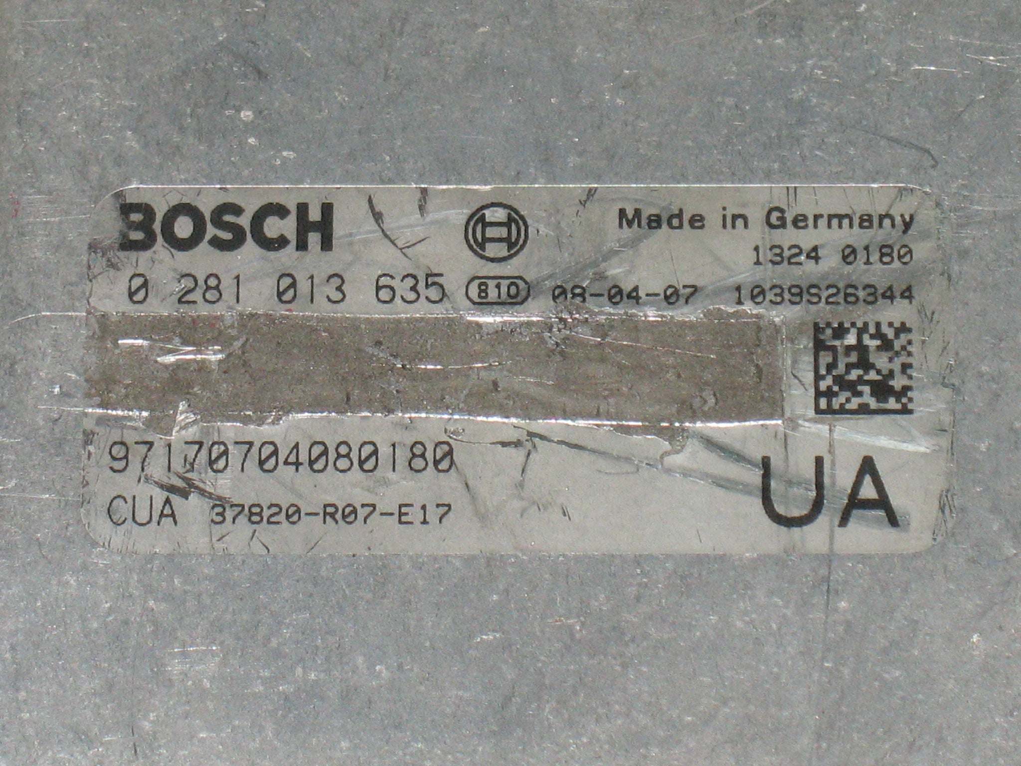 ECU HONDA CRV 2.2 CDTI 0281013635 EDC16C7 10.73 1039S28651 UA