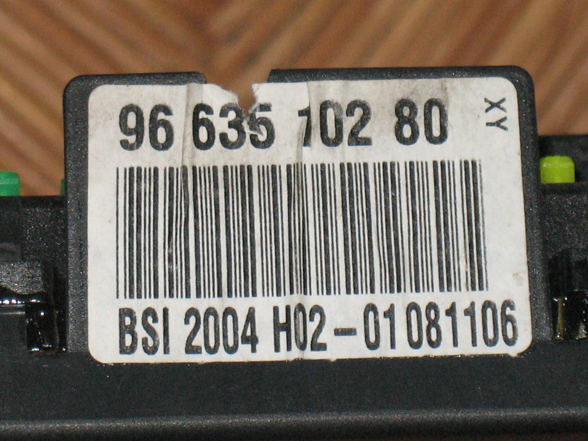 BSI 2004 H02-01 Peugeot 407 Citroen C5 9664437180 9663510280