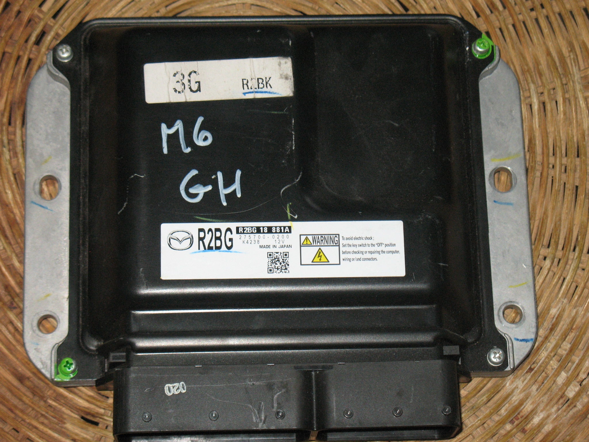 ECU Mazda 6 R2BG18881A 2757000200 2.2D MK2