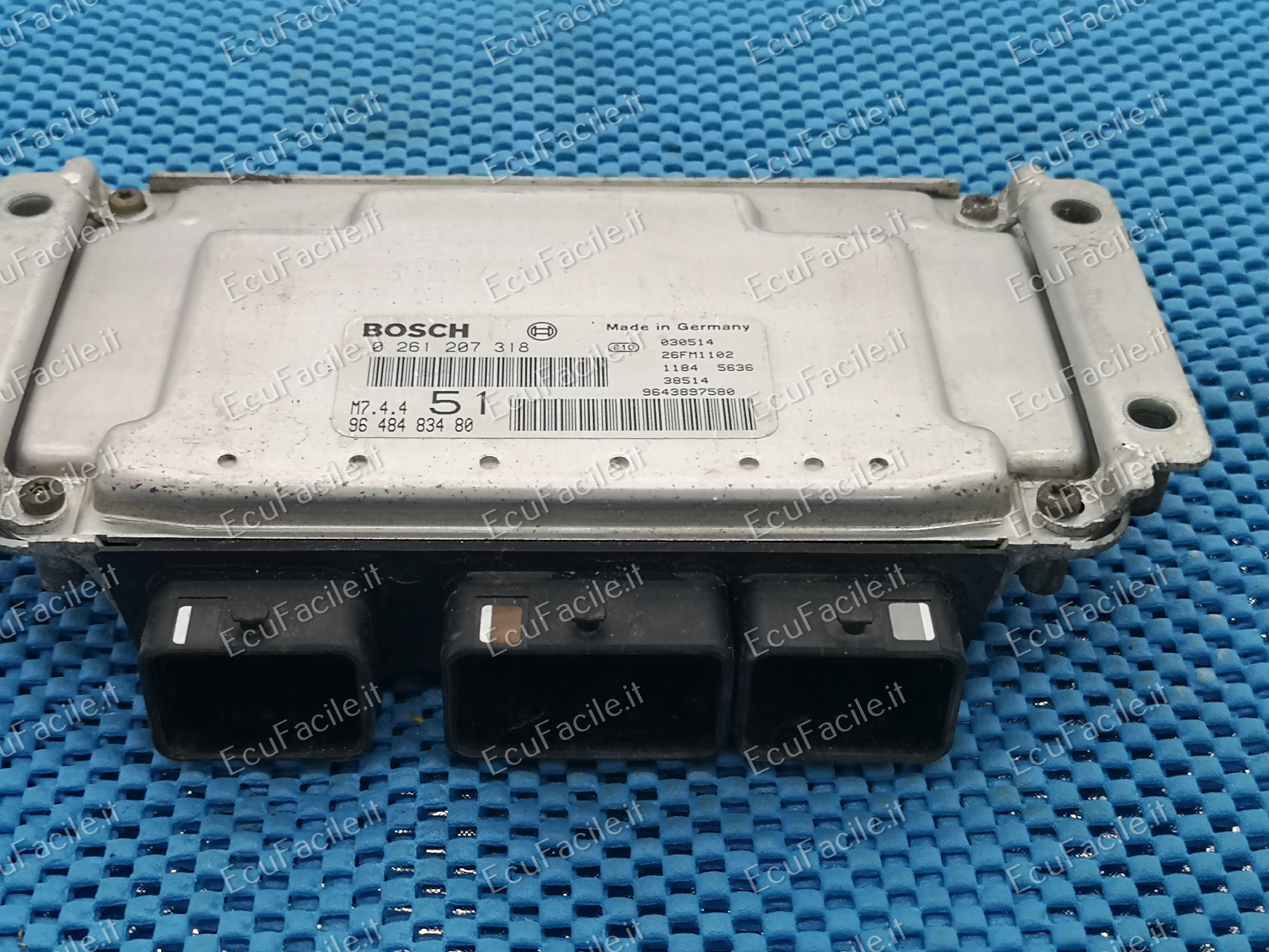 ECU Citroen Picasso 1.6 0261207318 9653492580 M7.4.4
