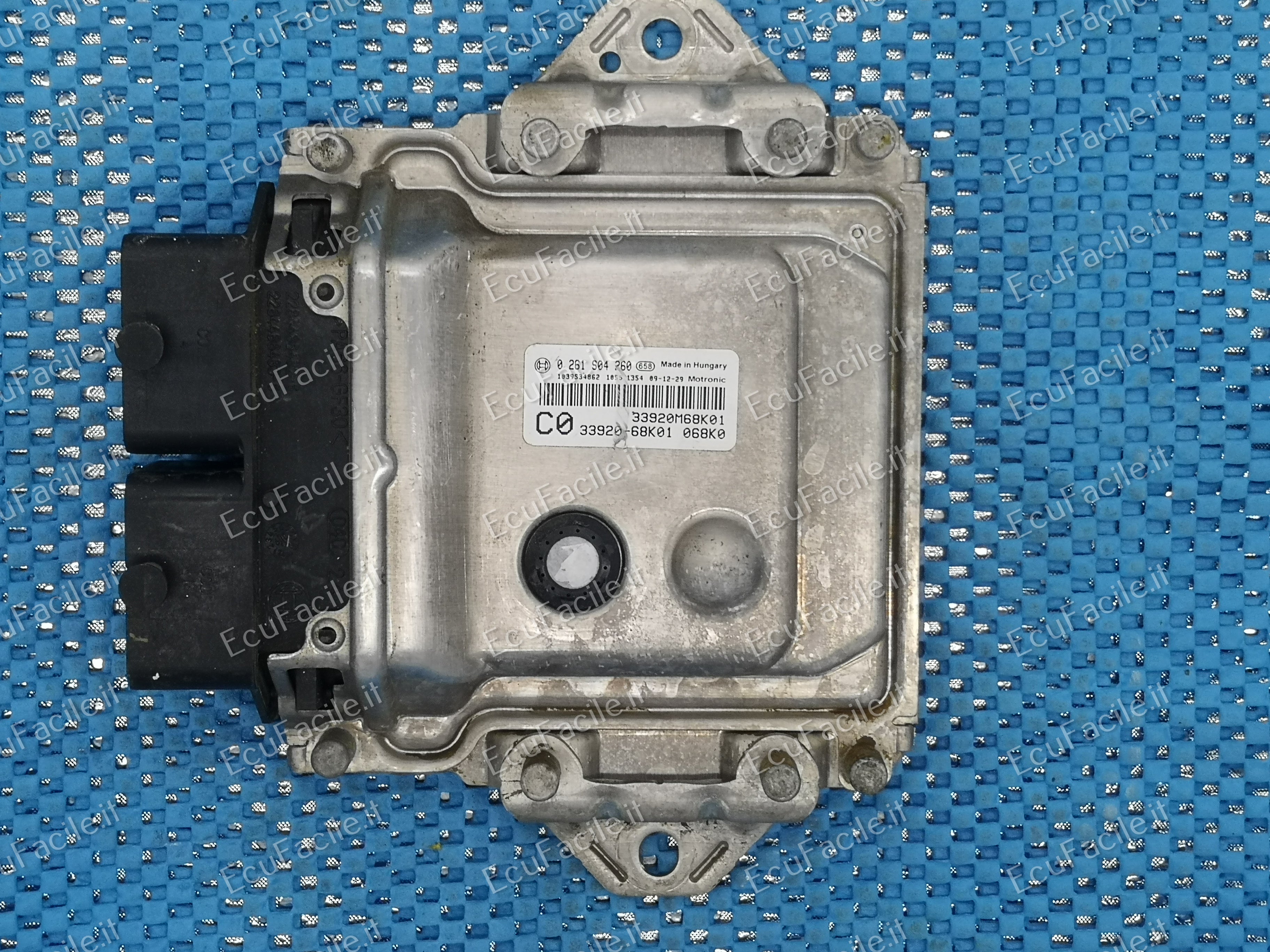 ECU SUZUKI ALTO 1.0 BOSCH 0261S04260 C0 33920-68K01   ME 17.9.5