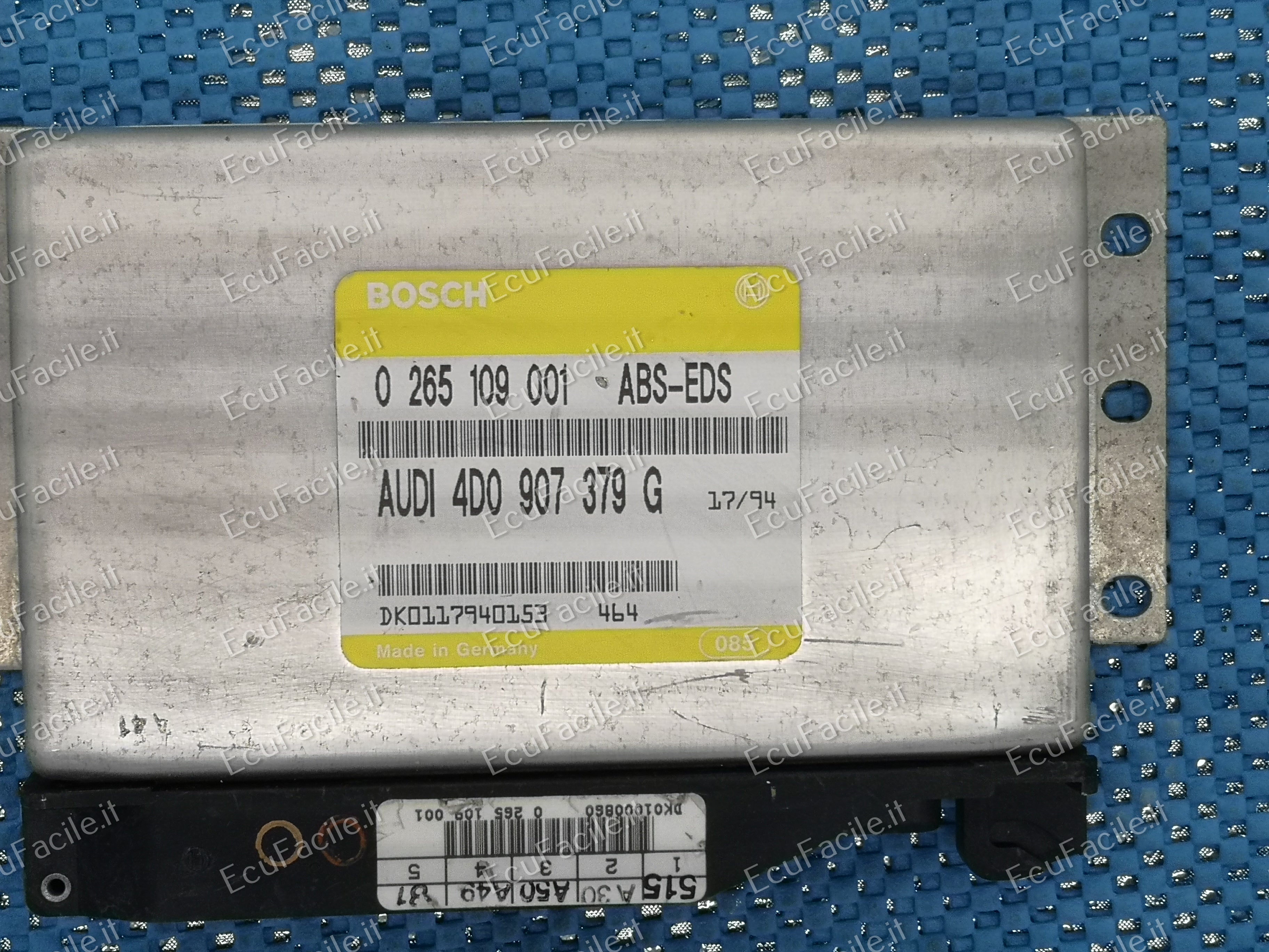 UNITÀ DI CONTROLLO ABS 0265109001 4D0907379G 1994-2001