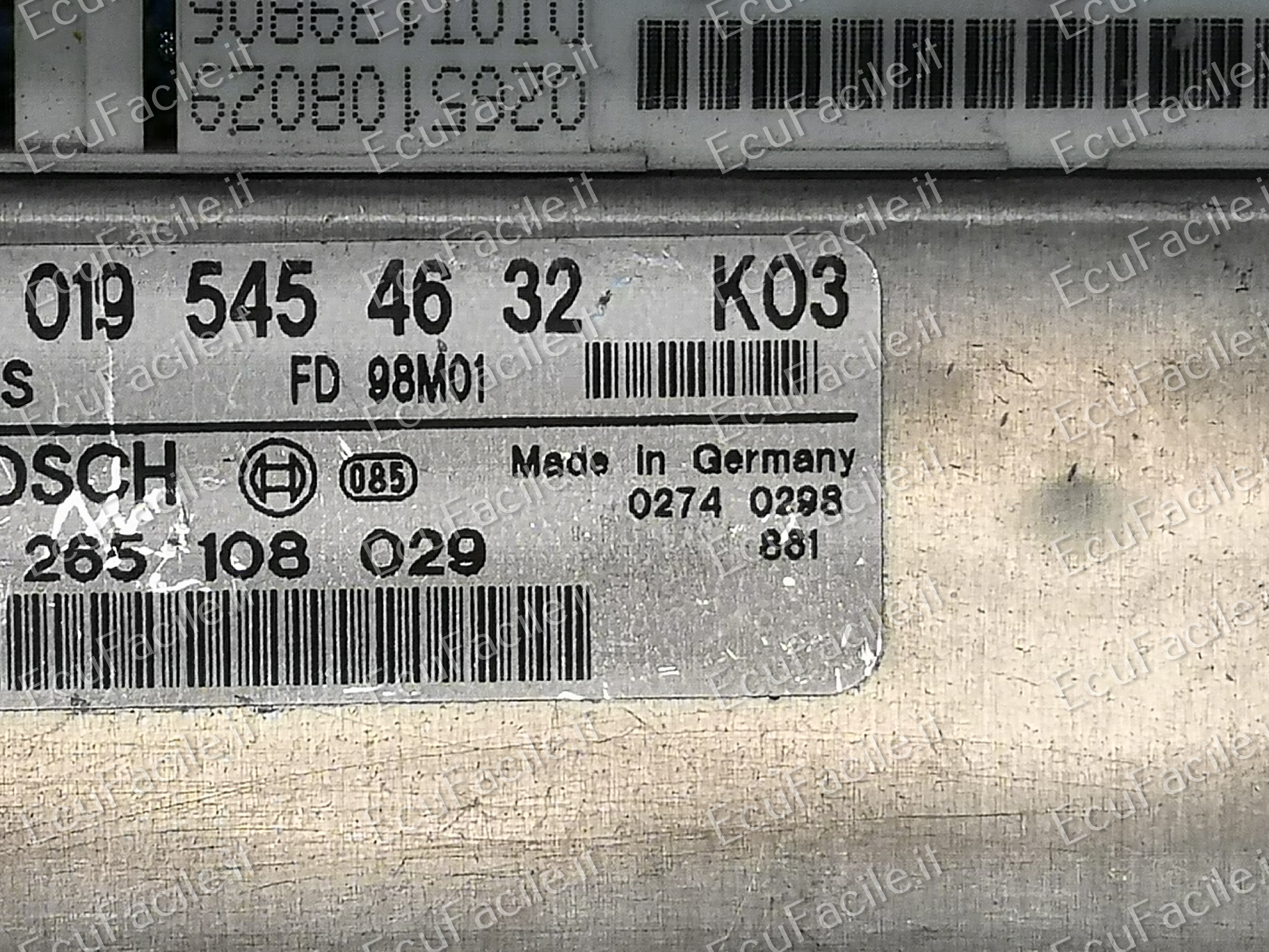 ABS MERCEDES W202 CLASSE C 1997-1998 0195454632