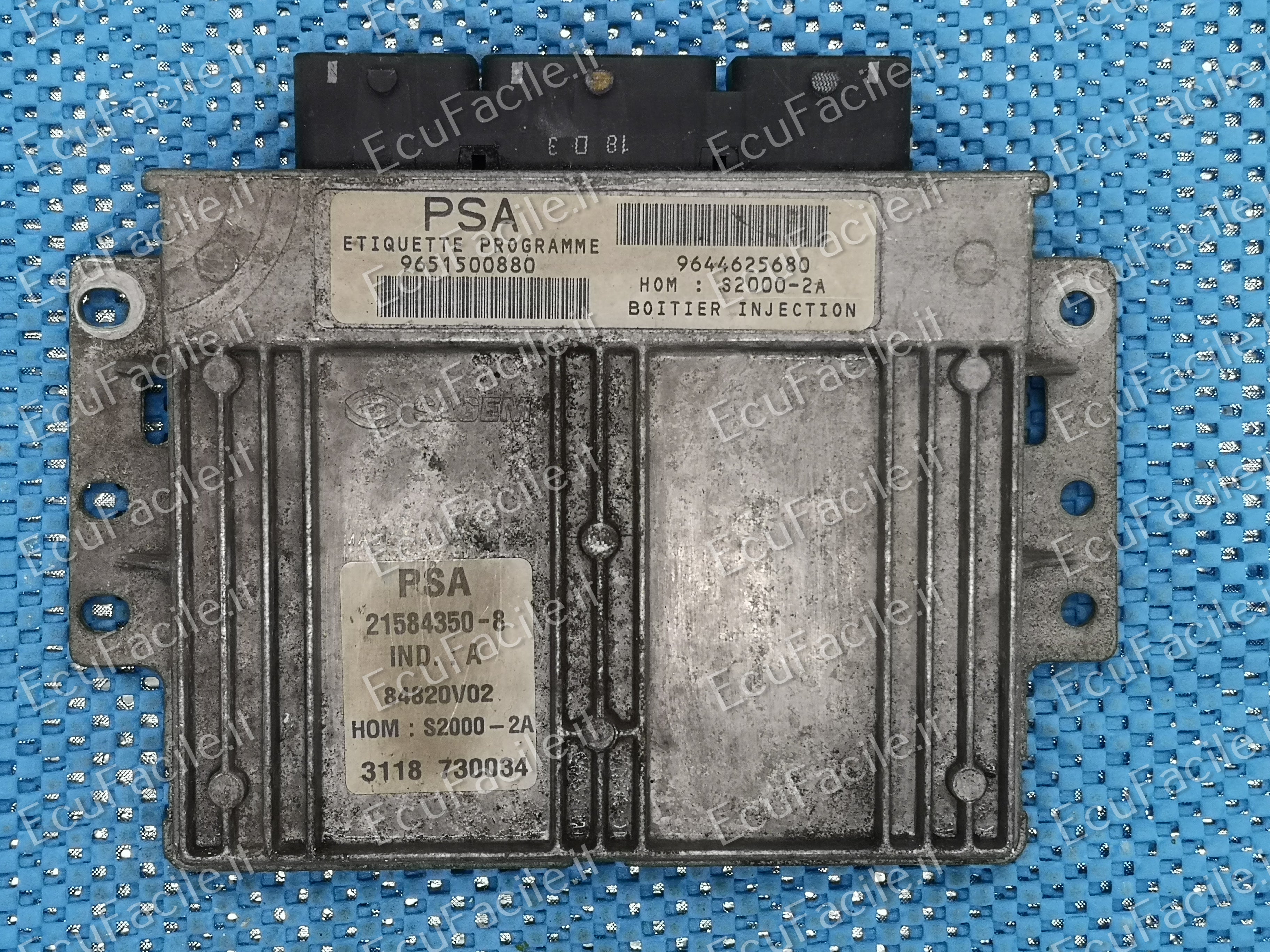 ECU CITROEN PEUGEOT 1.4 21584350-8, 215843508, 9651500880