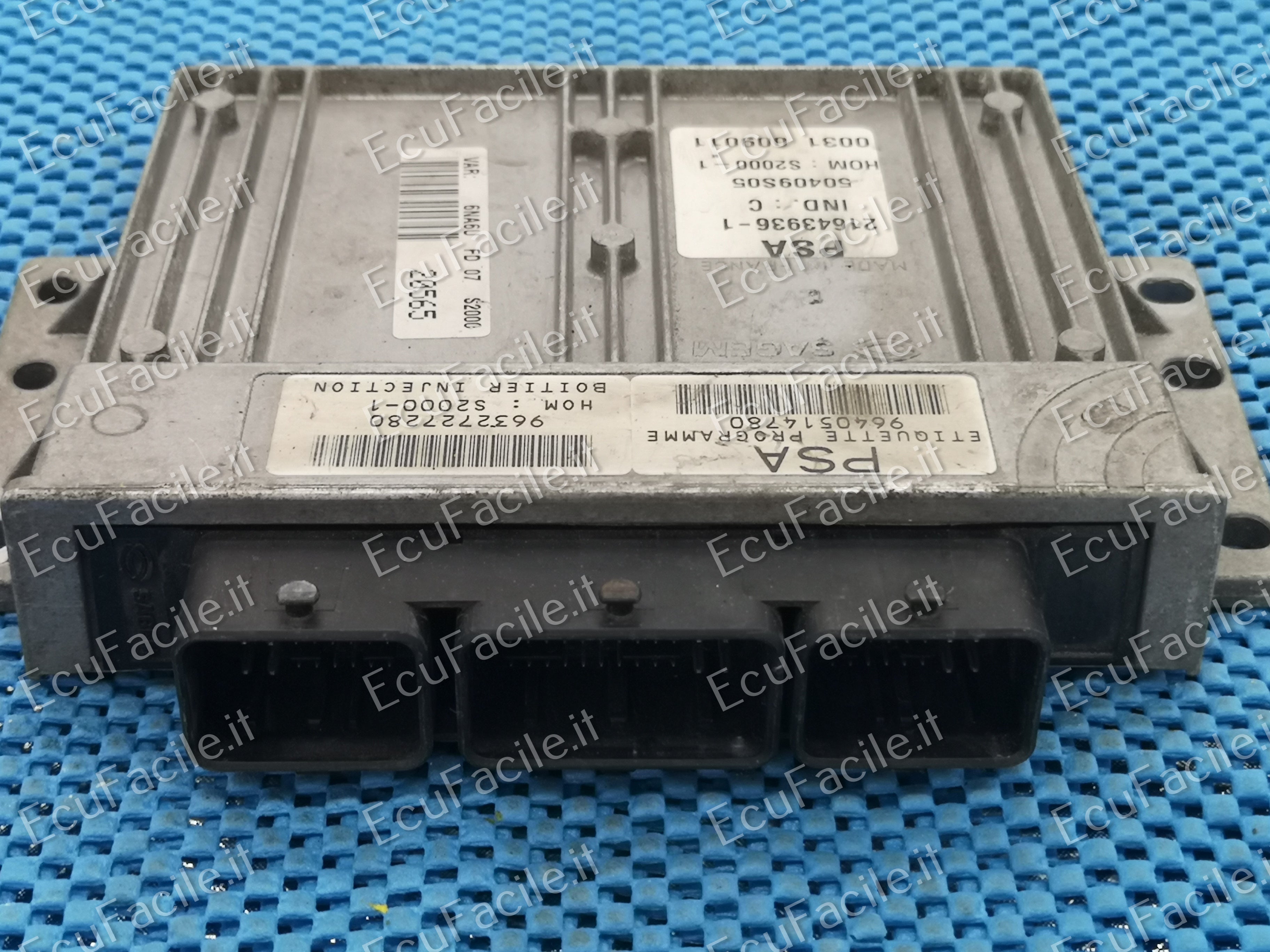 ECU XSARA PICASSO 1.8 9640514780 9632727280 21643936-1 50409S05