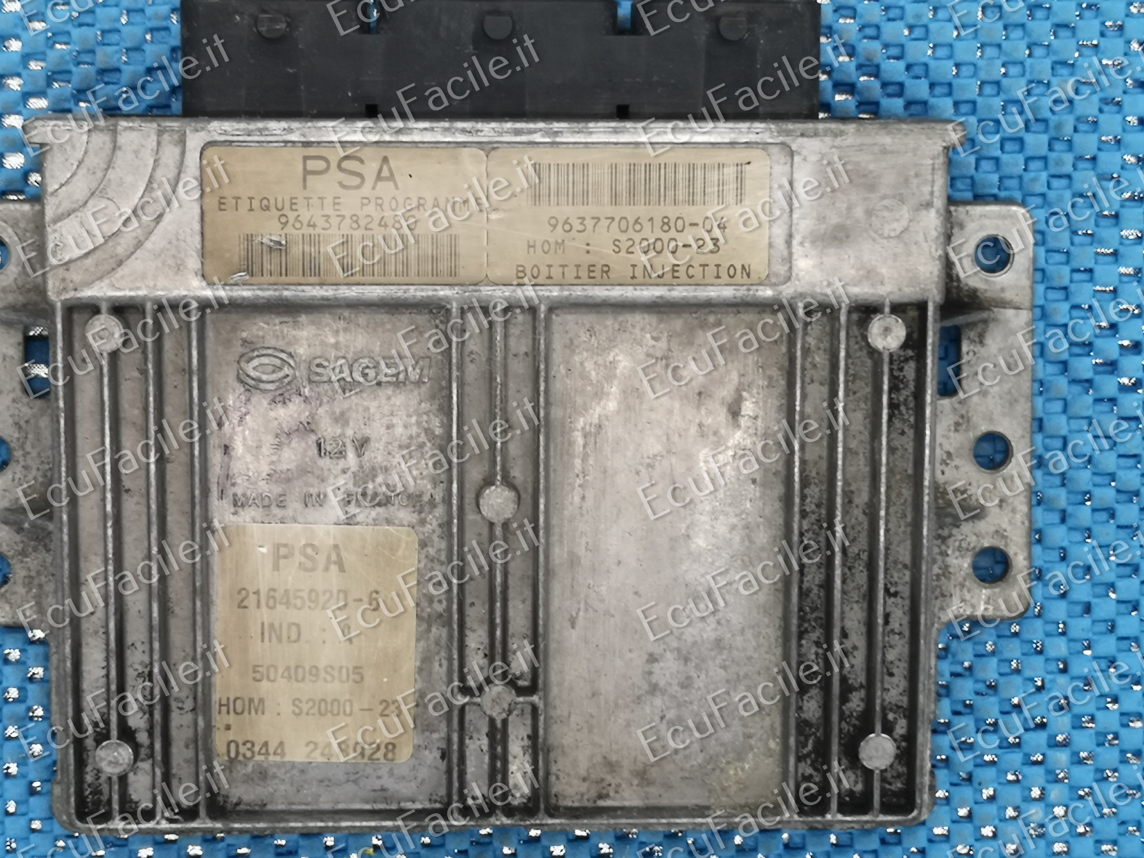 ECU PEUGIOT 1.4 9637706180-04 9643782480 21645920-6 S2000-23