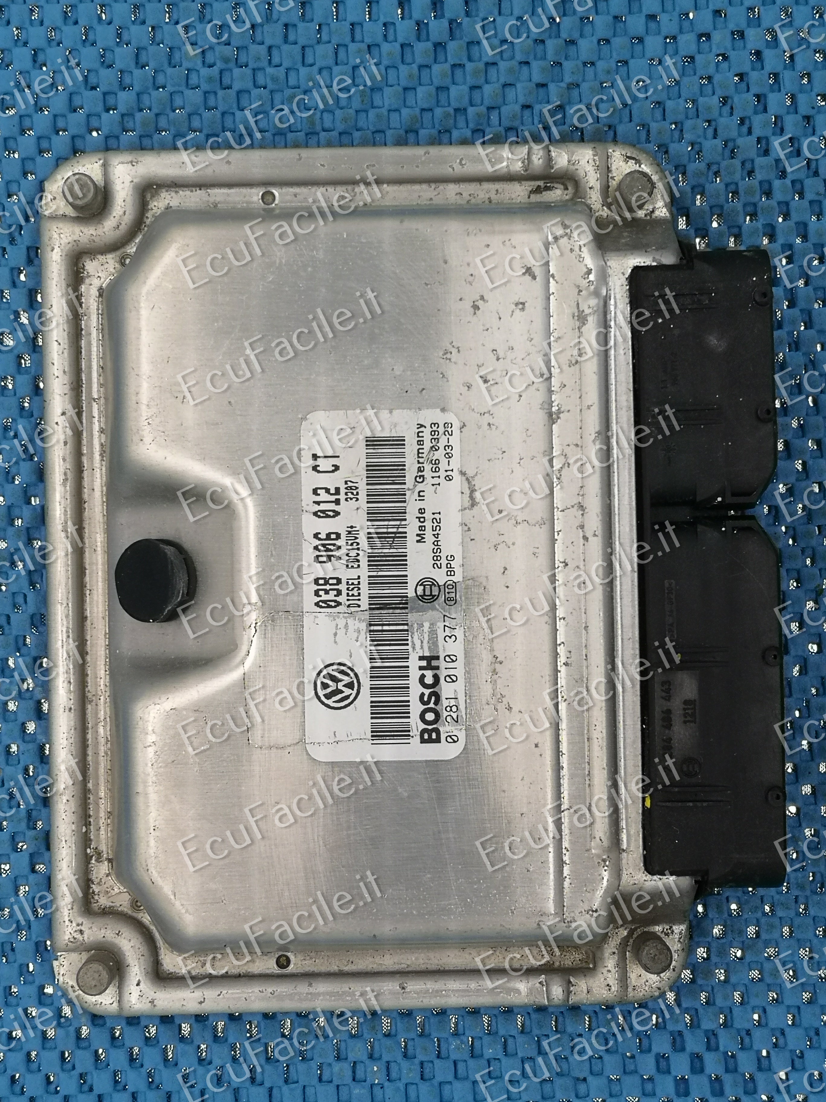 Ecu vw volkswagen 1.9 0281010377 038906012ct edc15vm+ ImmOff