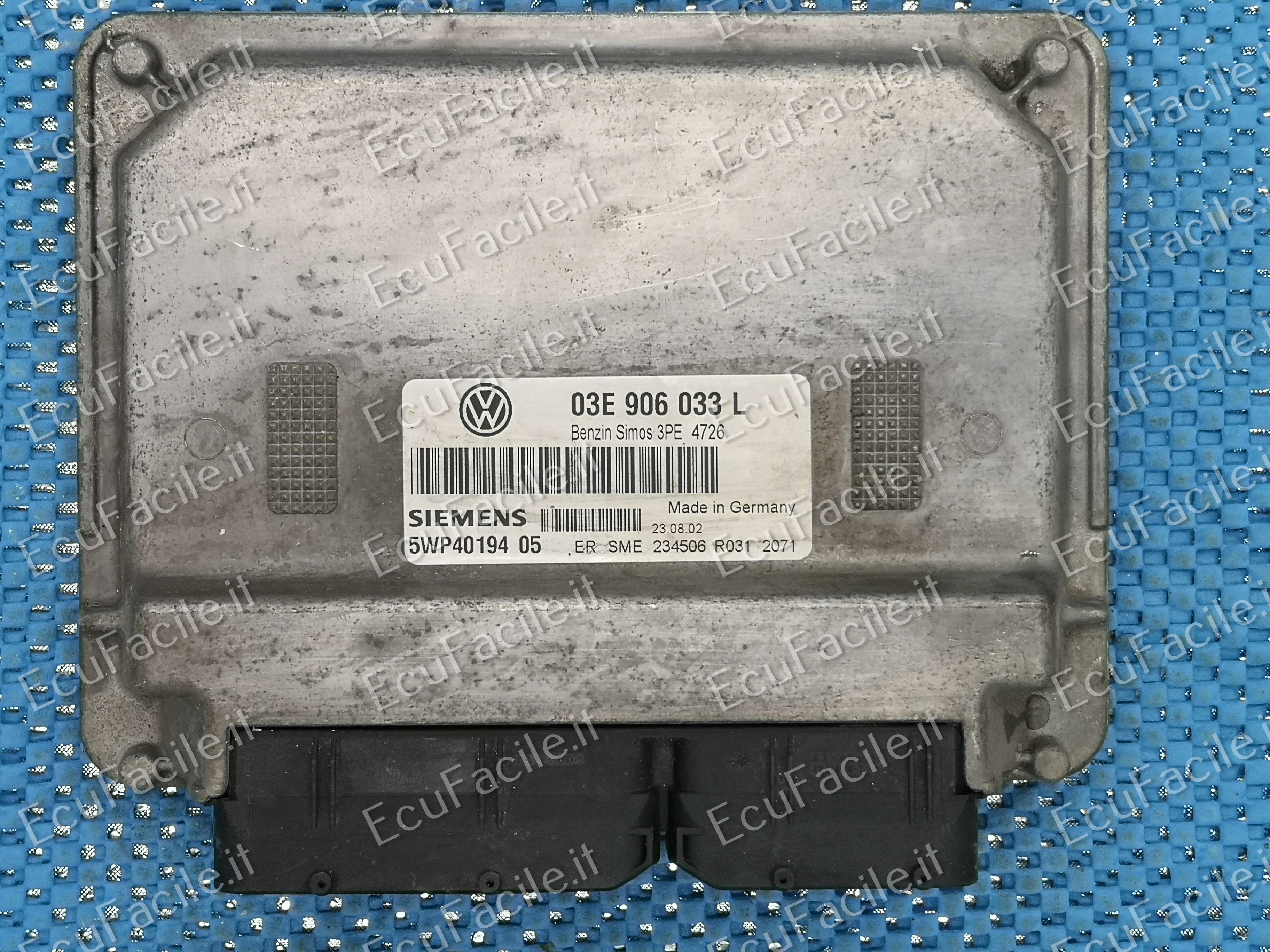 ECU VW POLO 03E906033L 5WP4019407 5WP4430107 SIMOS 3PE