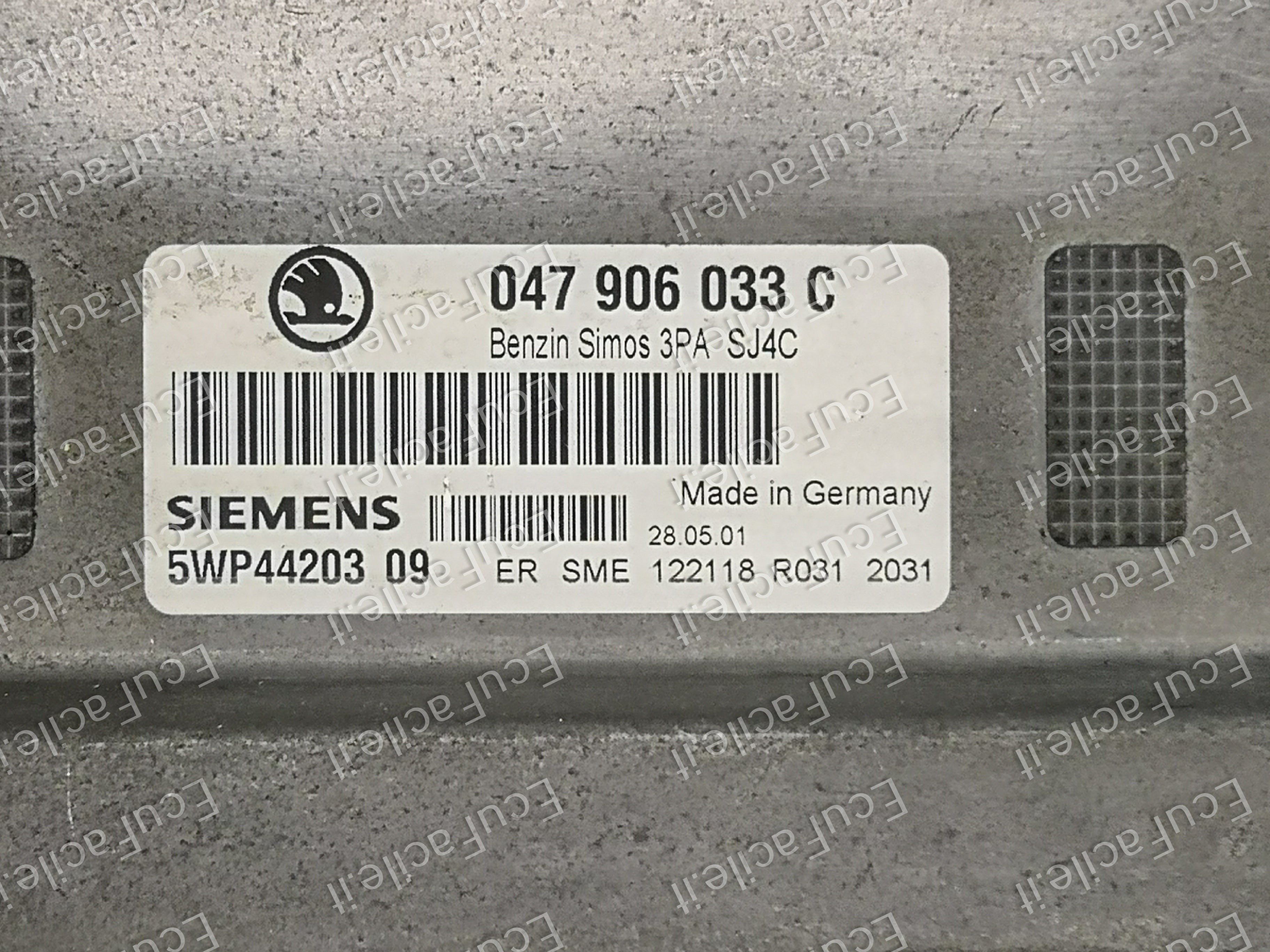 ECU SKODA FABIA 1.4 047906033C 5WP4420310 SIMOS 3PA PRONTA