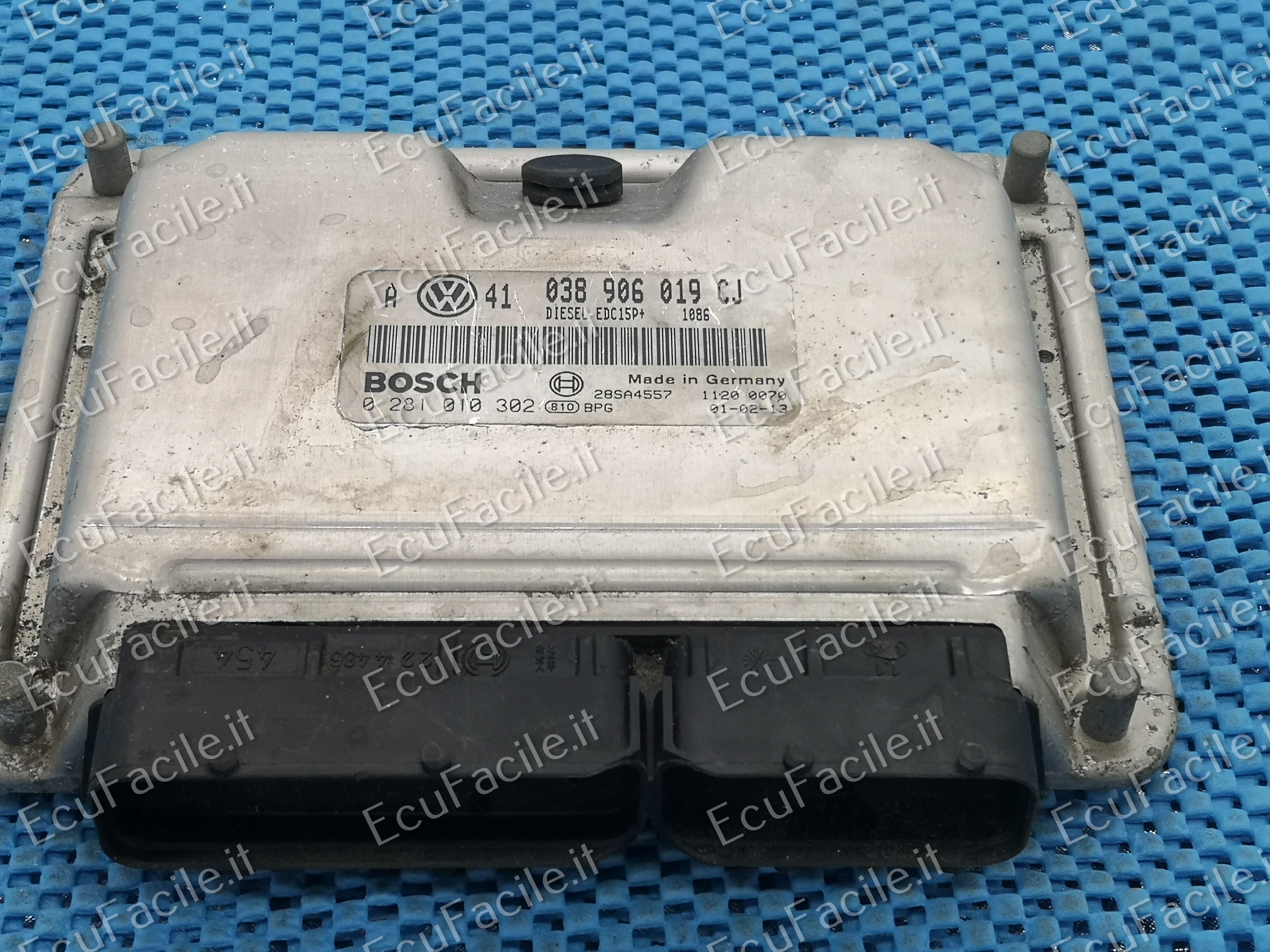 ECU VW GOLF BORA 1.9 TDI 115 038906019CJ 0281010302 EDC15P +