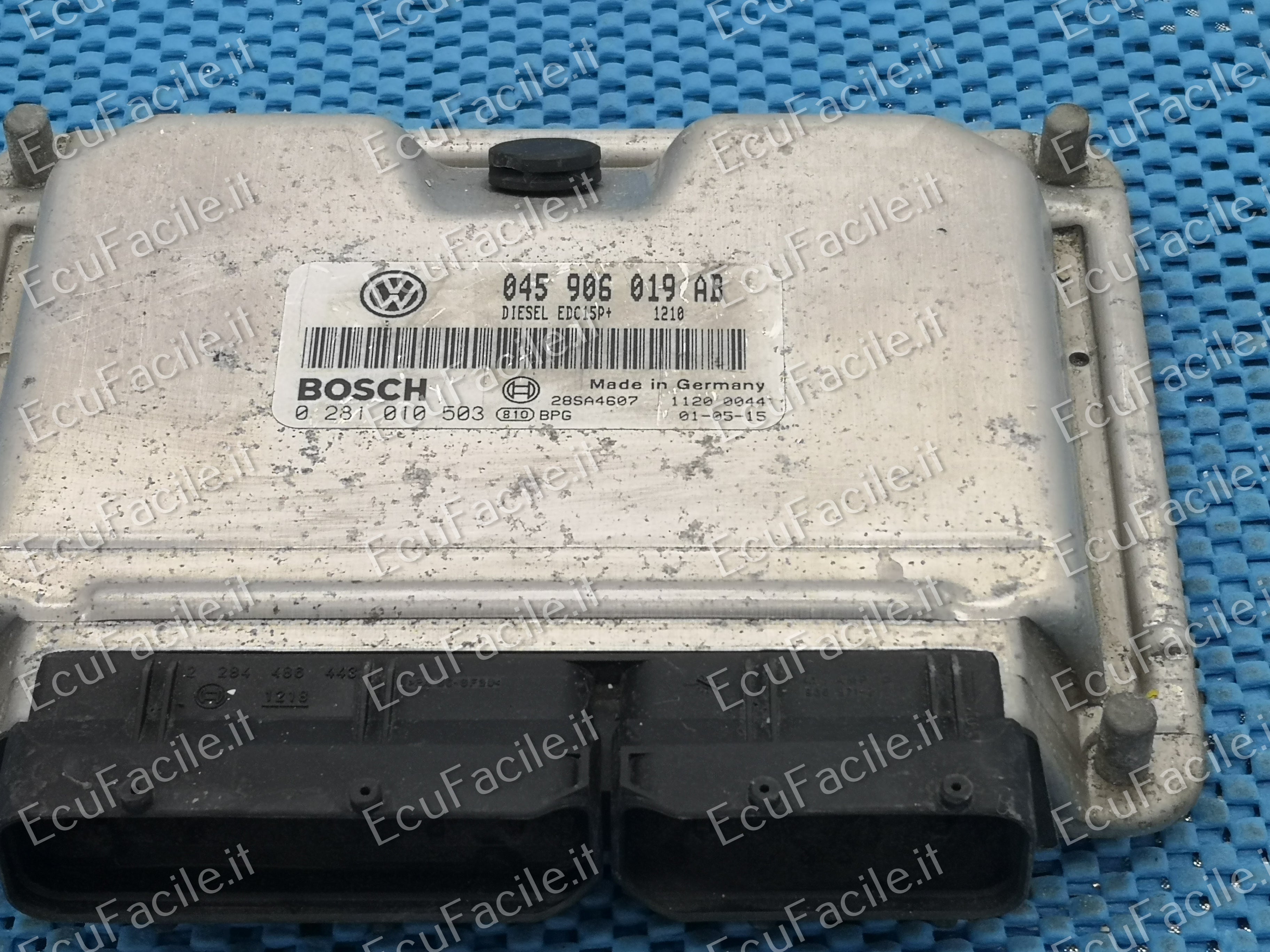 ECU VW VOLKSWAGEN POLO 1.4 TDI 0281010503 045906019AB EDC15P+ 22