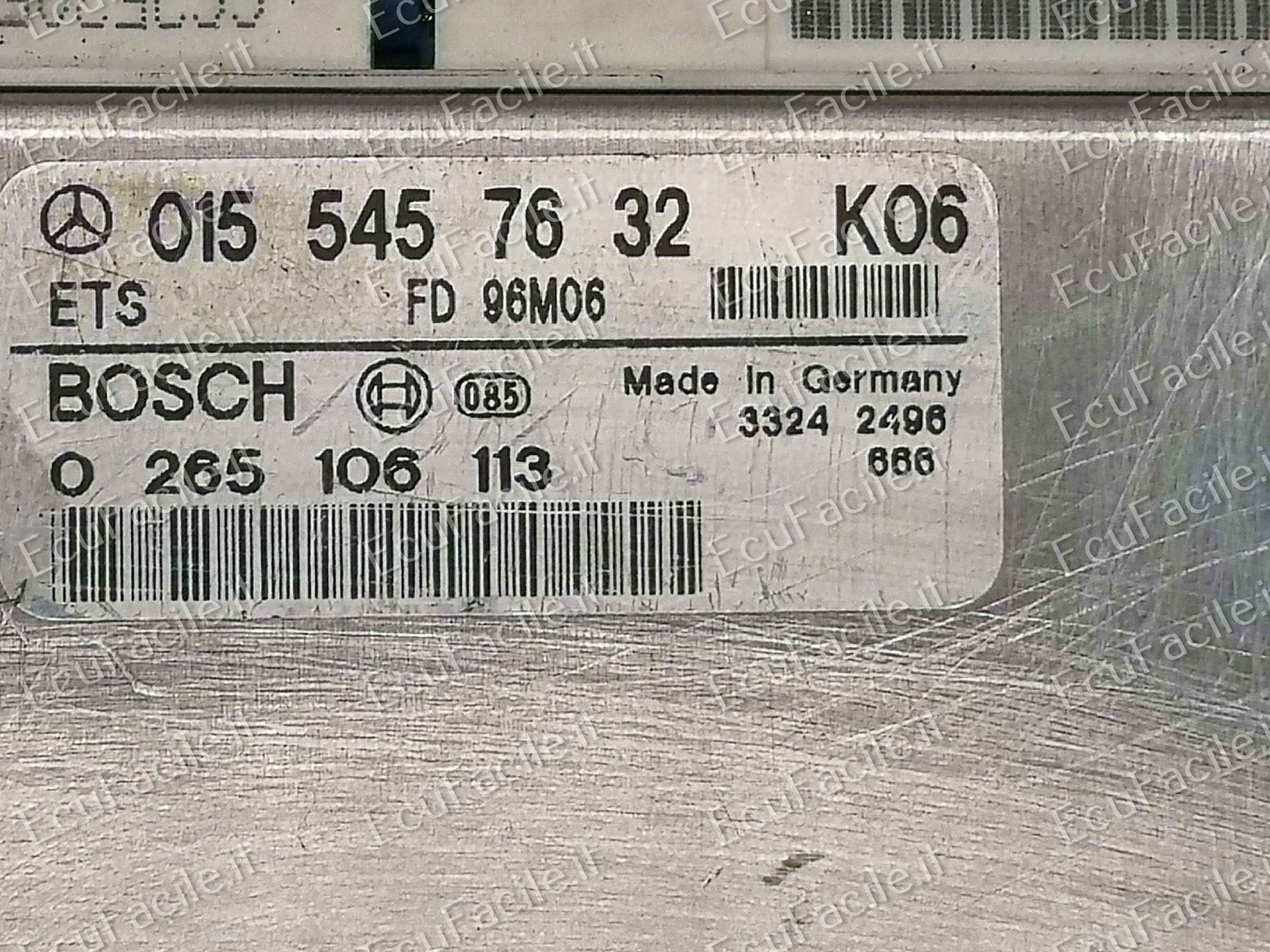 ECU 0155457632K06 0265106113 Mercedes FD96M06