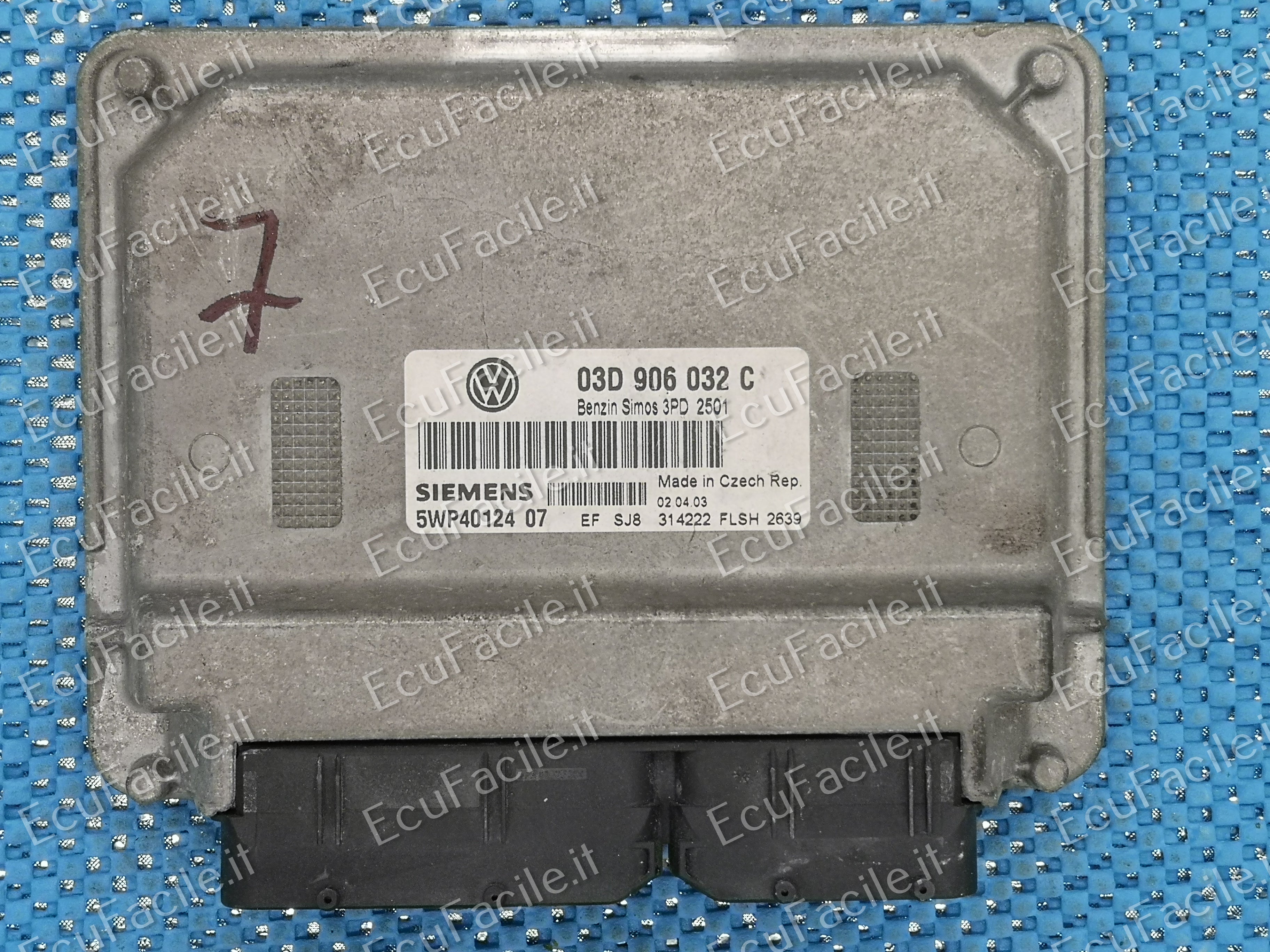 ECU VW POLO 1.2 SIEMENS 5WP4012406 03d906032 C 5wp40124 06
