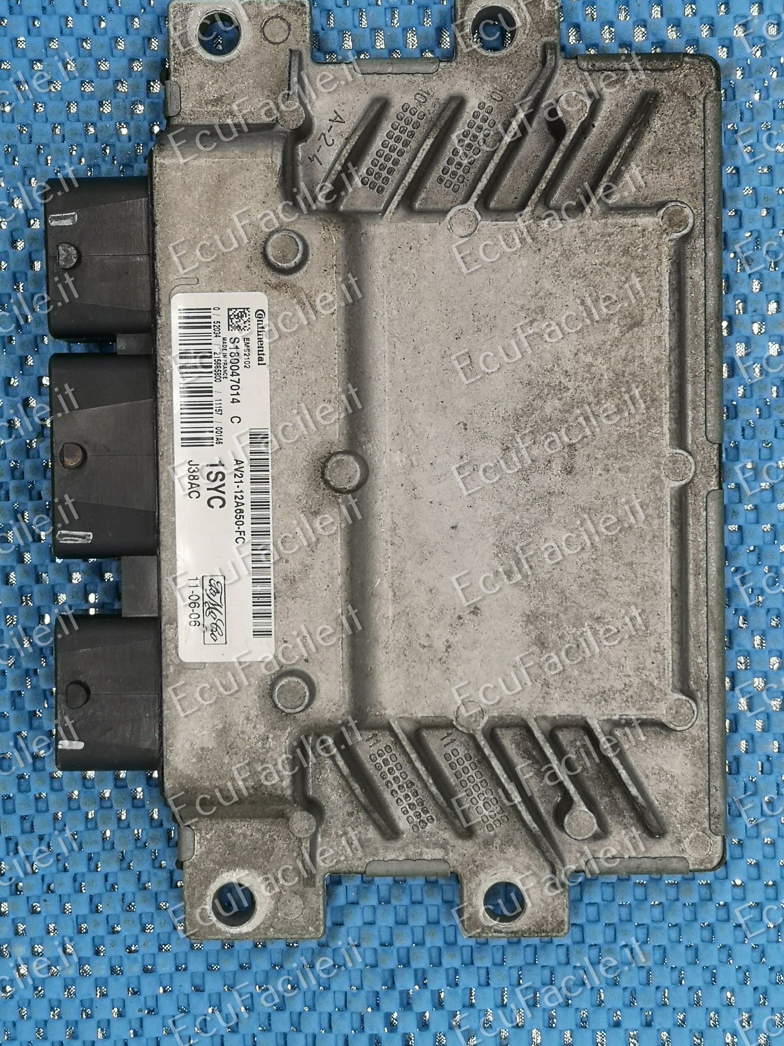 ECU FORD FIESTA S180047014C AV2112A650FC 1SYC EMS2102