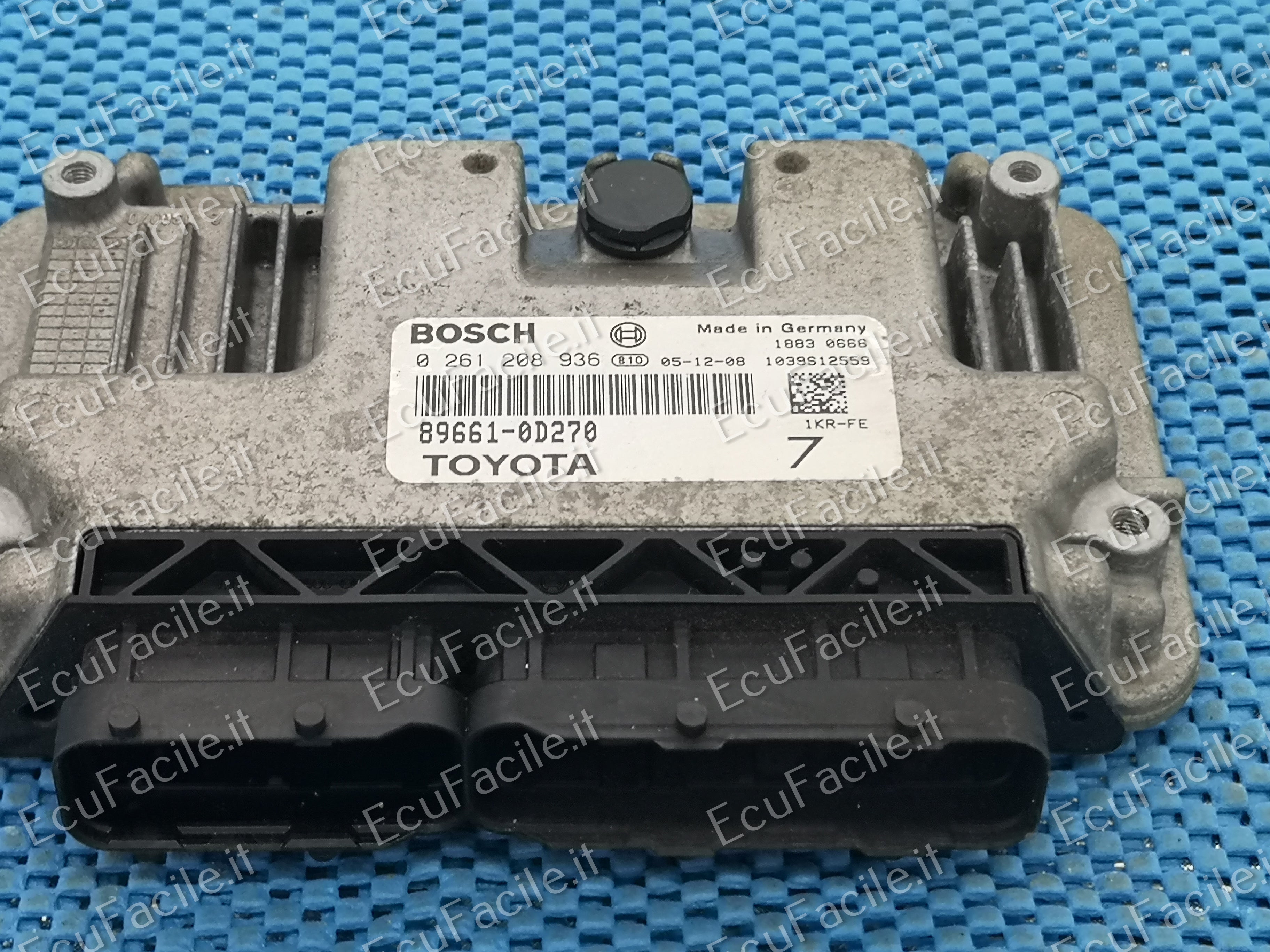 ECU CENTRALINA TOYOTA YARIS 1.0 1000 1KR 0261208936 89661-0D270 ME7.9.51