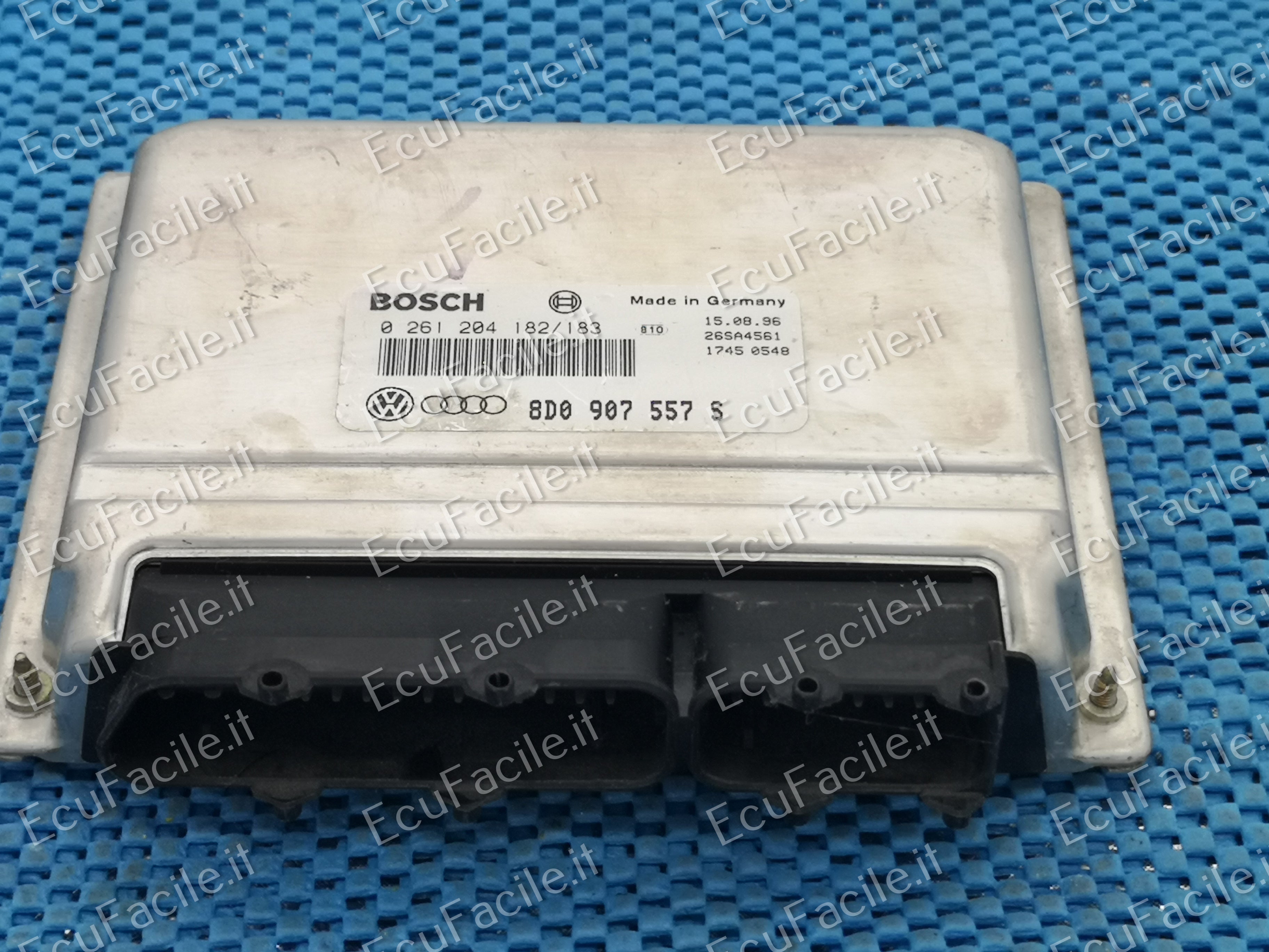 ECU AUDI A4 PASSAT 1.8 0261204182 183 8D0907557S M3.8.2 M 3.8.2