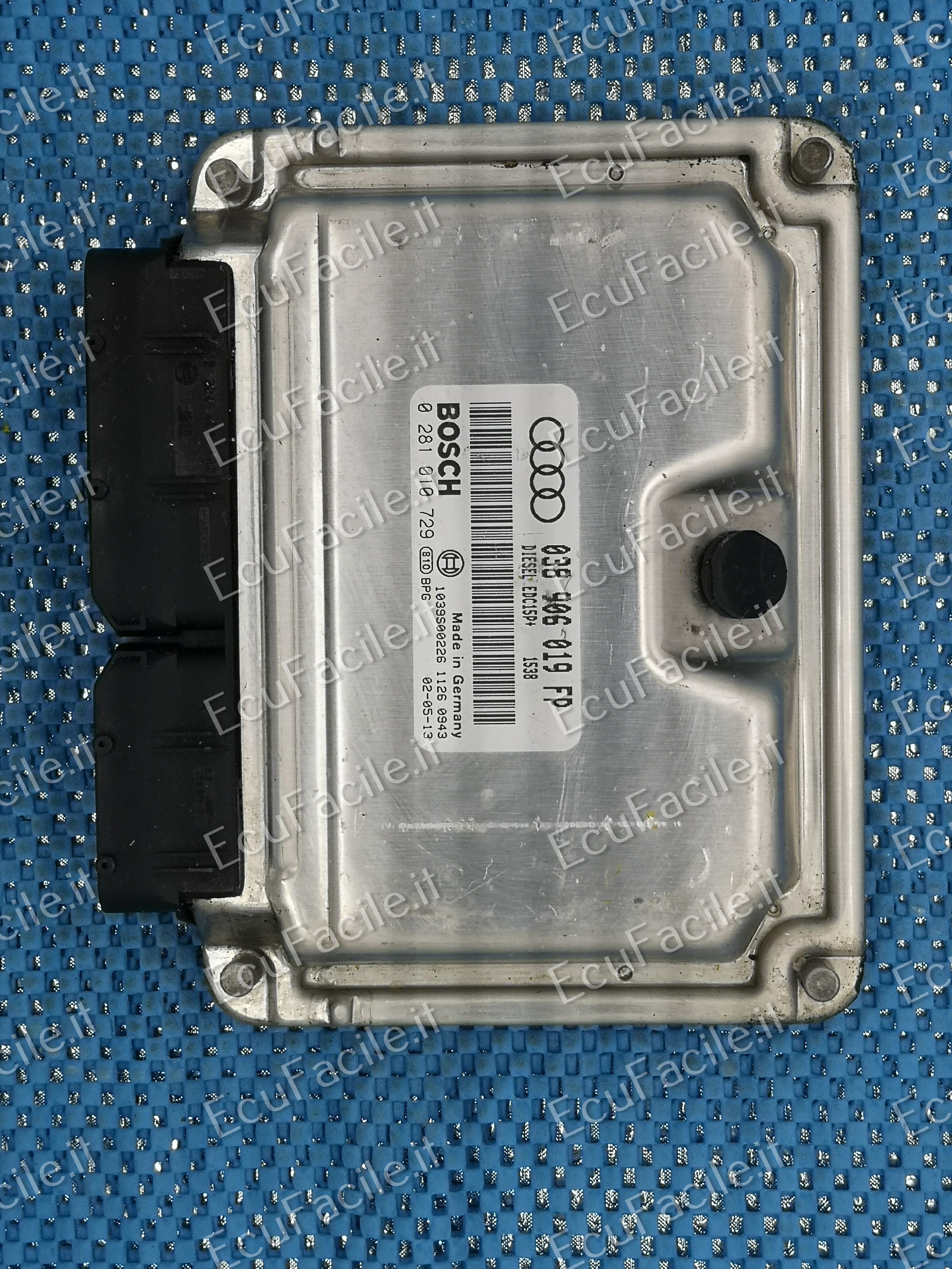 ECU VW AUDI A4 1.9 TDI 0281010729 038906019FP EDC15P