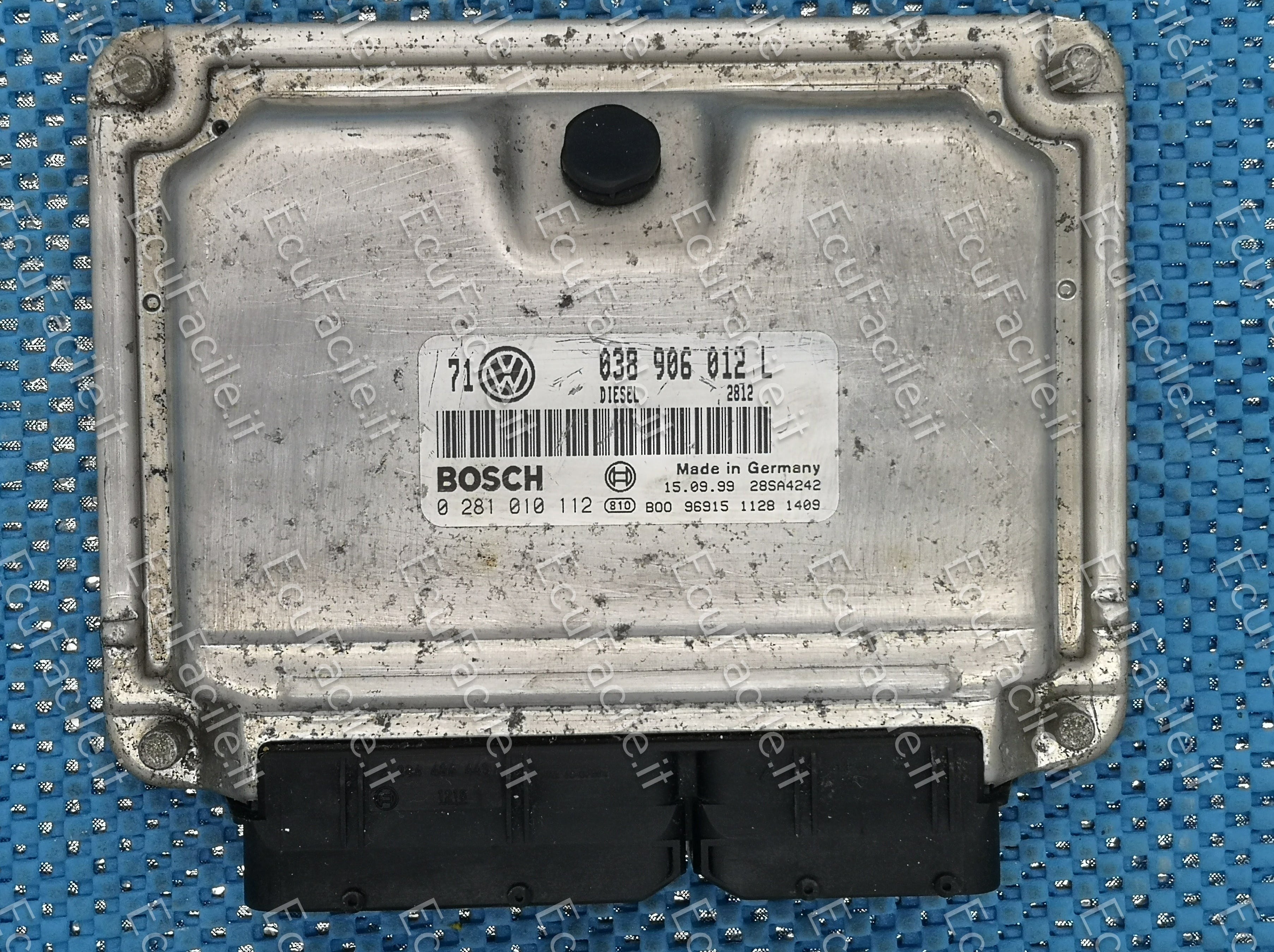 ECU VW GOLF 0281010112 038906012L 1.9 TDI AHF EDC15 VM+