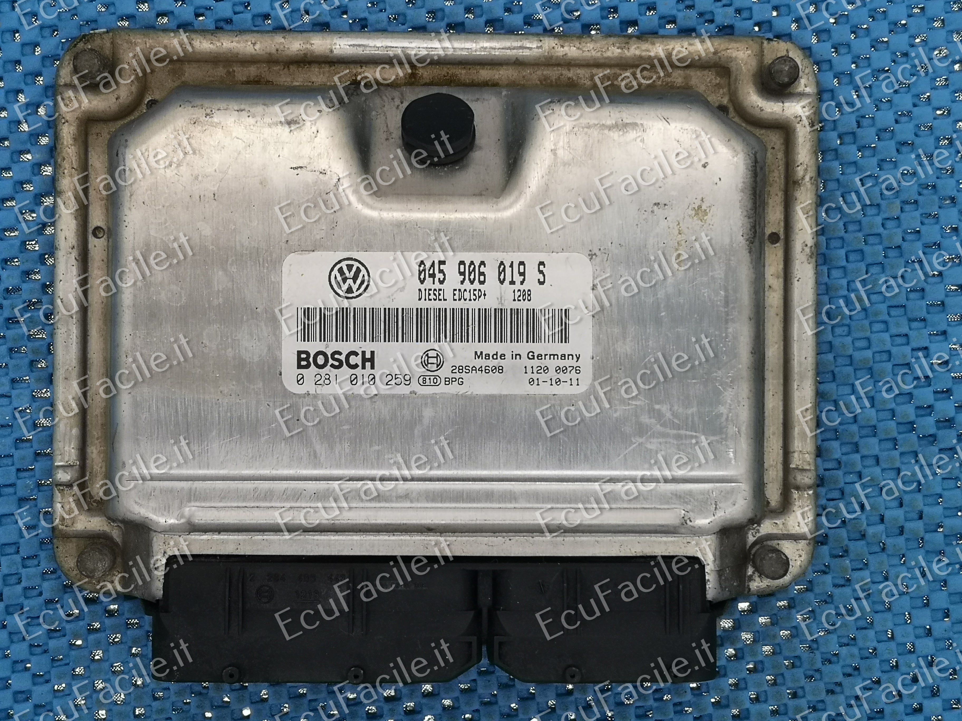 ECU VOLKSWAGEN LUPO 1.4 TDI 045906019S 0281010259 EDC15P 22.4.2
