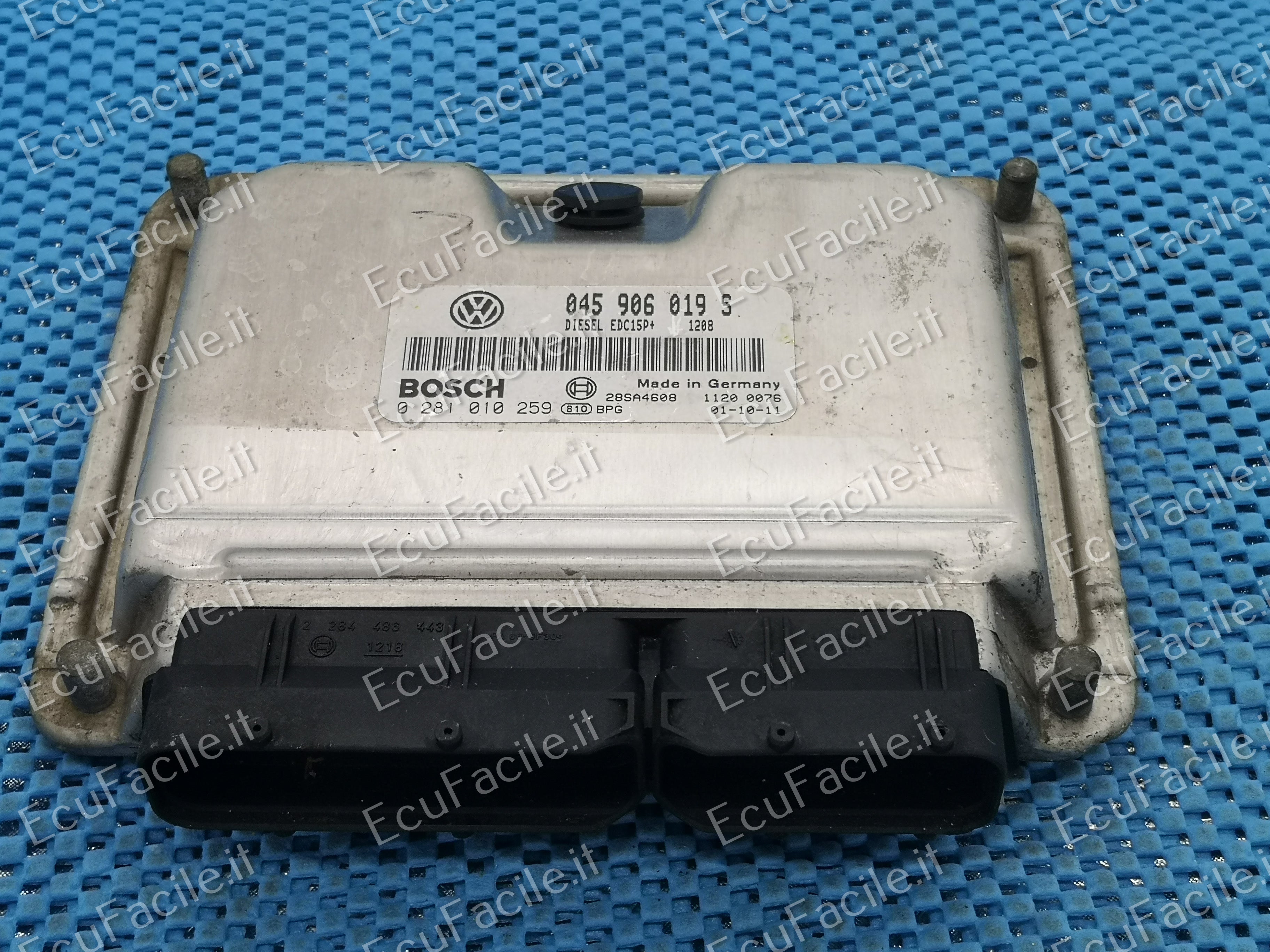 ECU VOLKSWAGEN LUPO 1.4 TDI 045906019S 0281010259 EDC15P 22.4.2