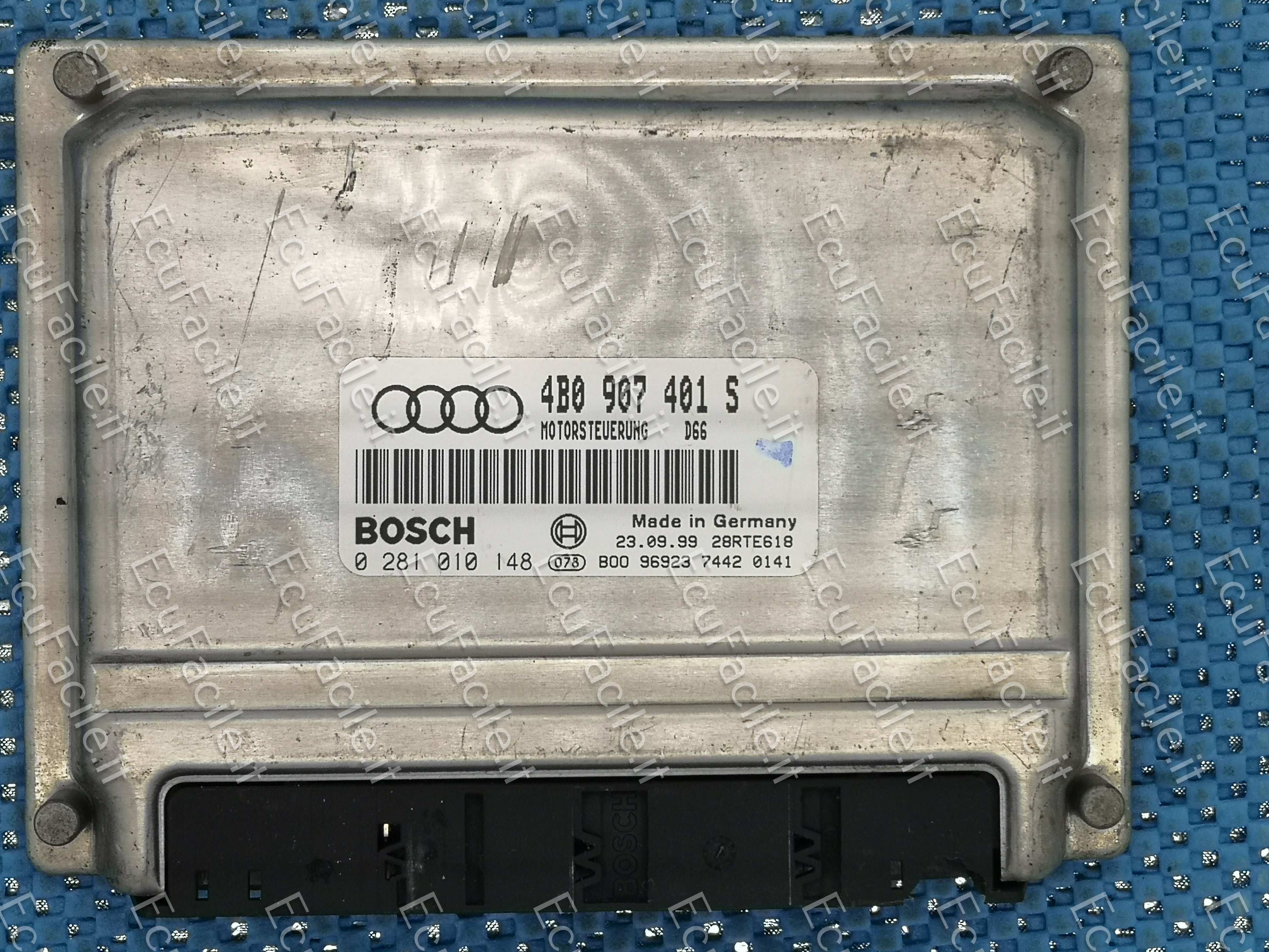 Ecu centralina motore audi a6 v6 2.5 tdi 0281010148 4b0907401s EDC15M