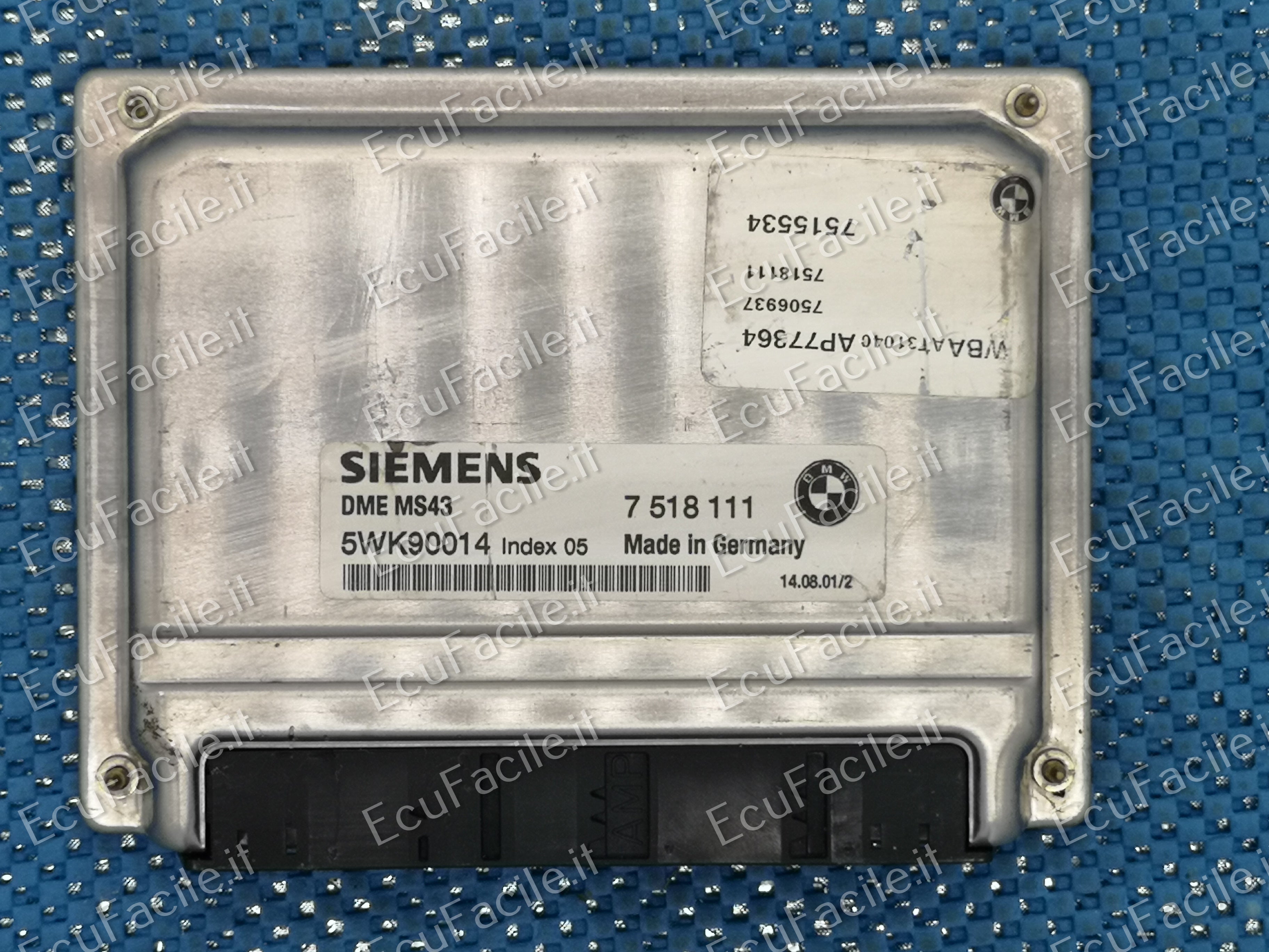 ECU BMW 3 SERIES 2.5,3.0 330i / 325I 7518111 5WK90014 DME MS43
