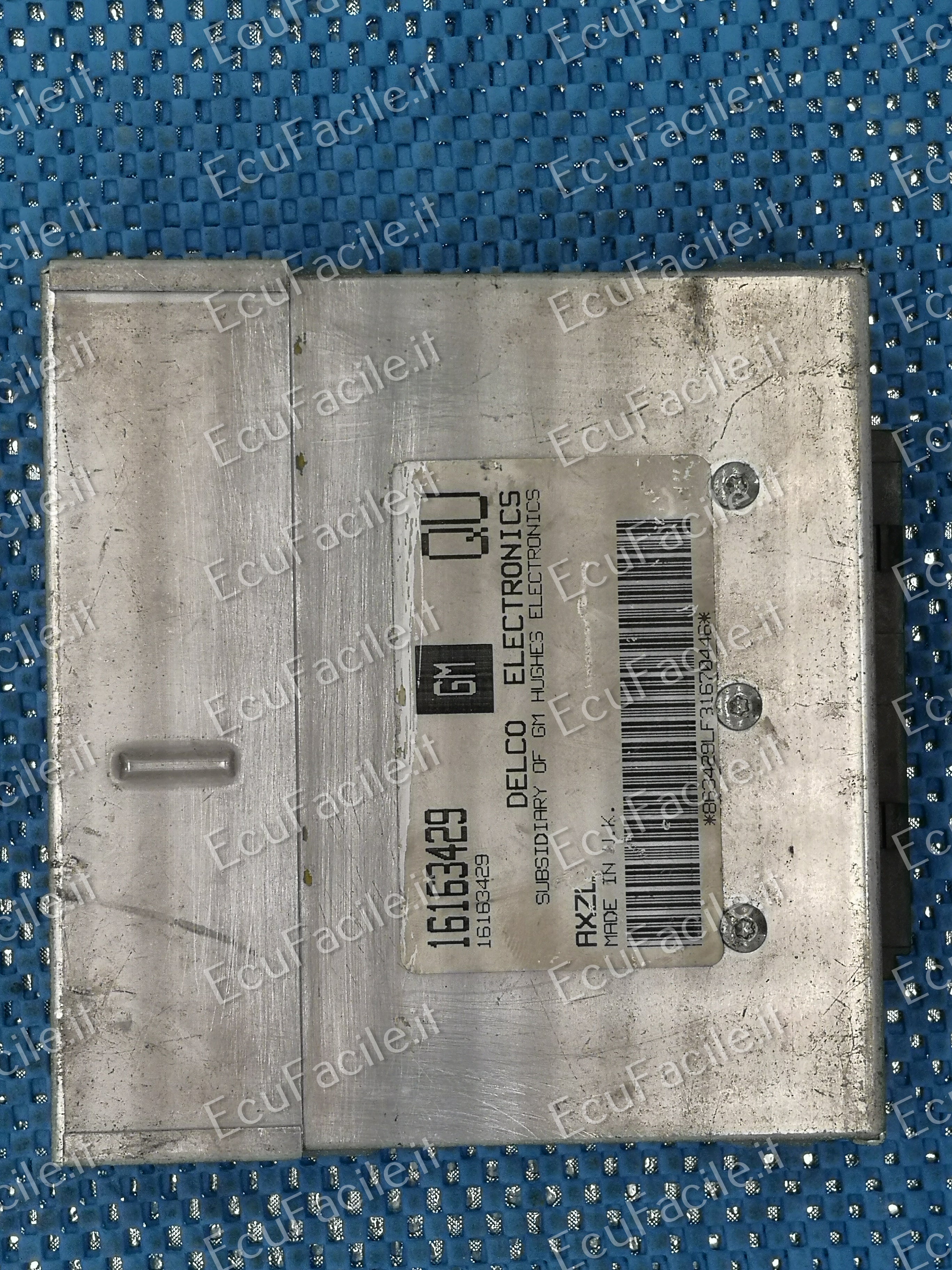 Ecu opel corsa combo c14nz delco 16163429 qu 16163429qu axzl