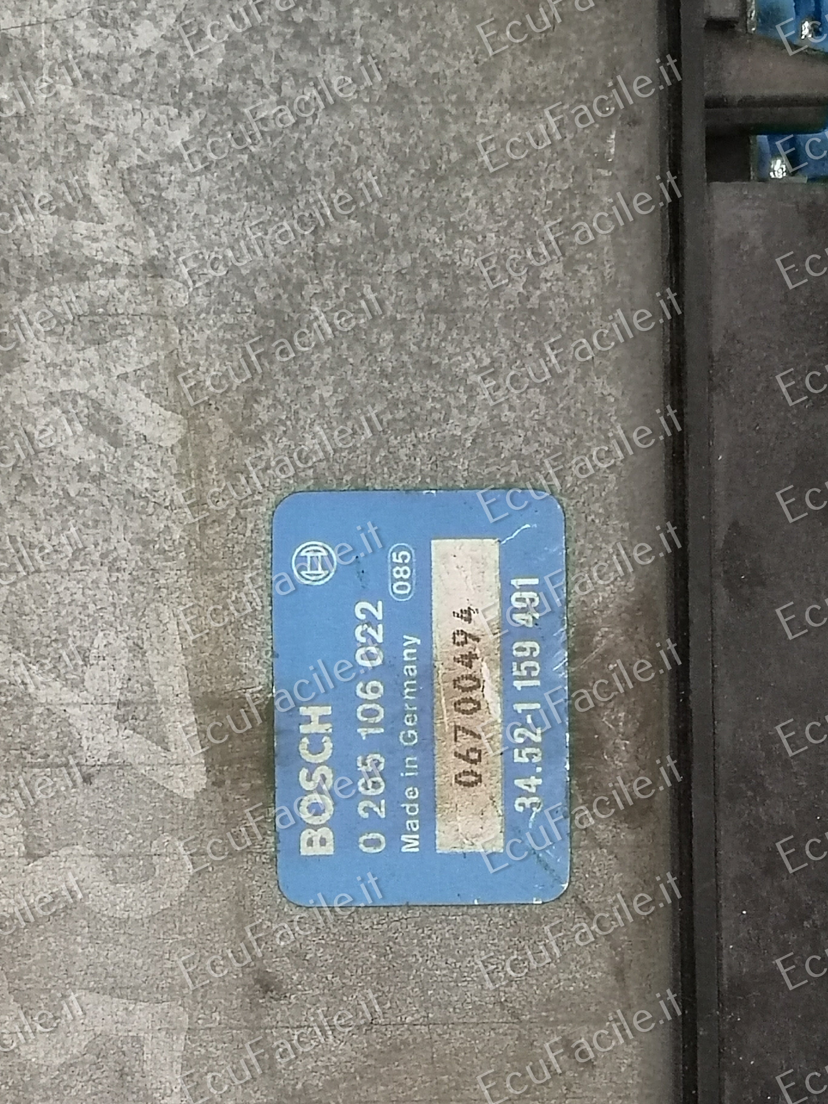 ECU CENTRALINA ABS BMW 0265106022 06700494 34521159491