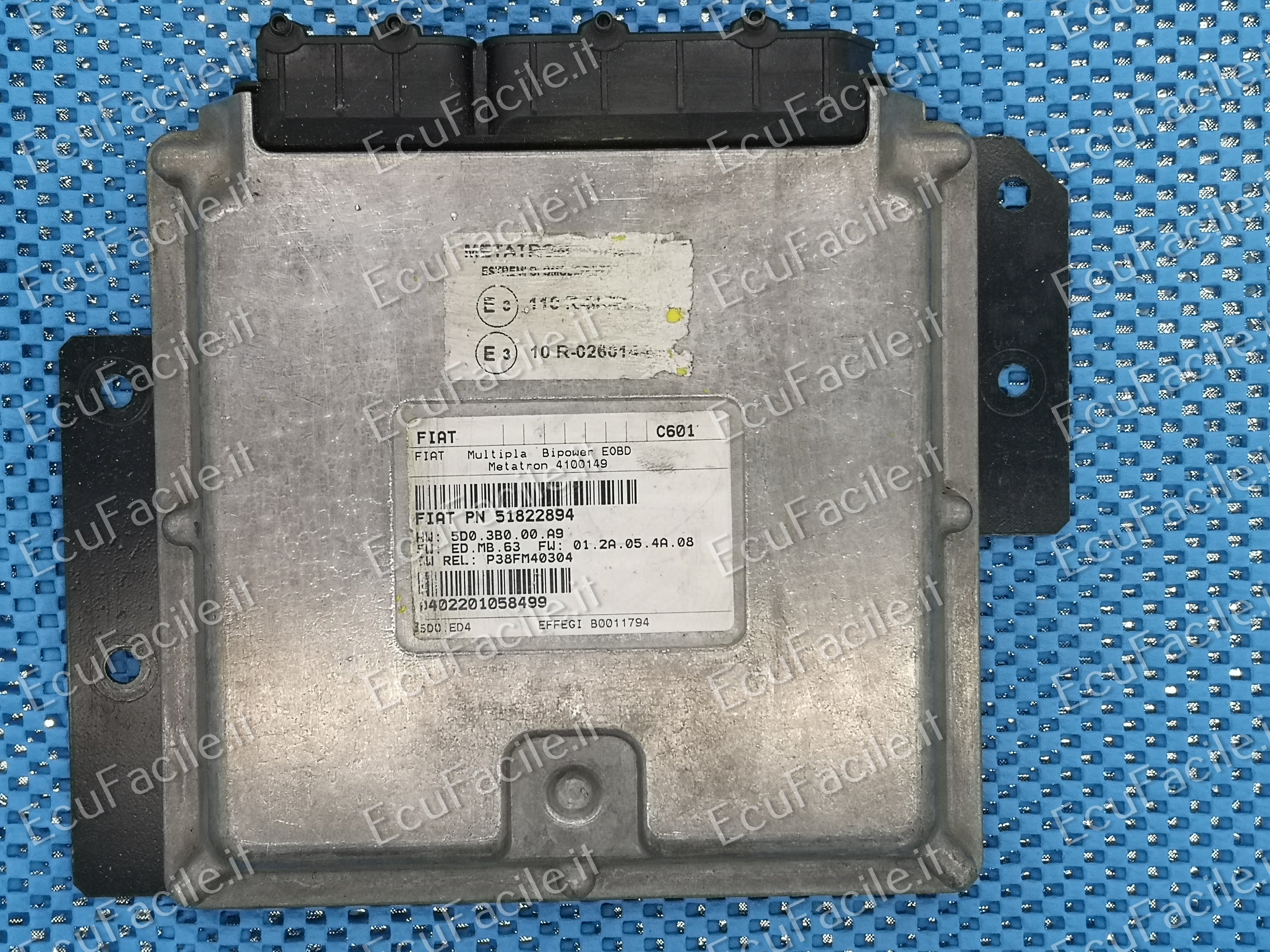 Ecu centralina metatron bipower fiat multipla 2, 51822894