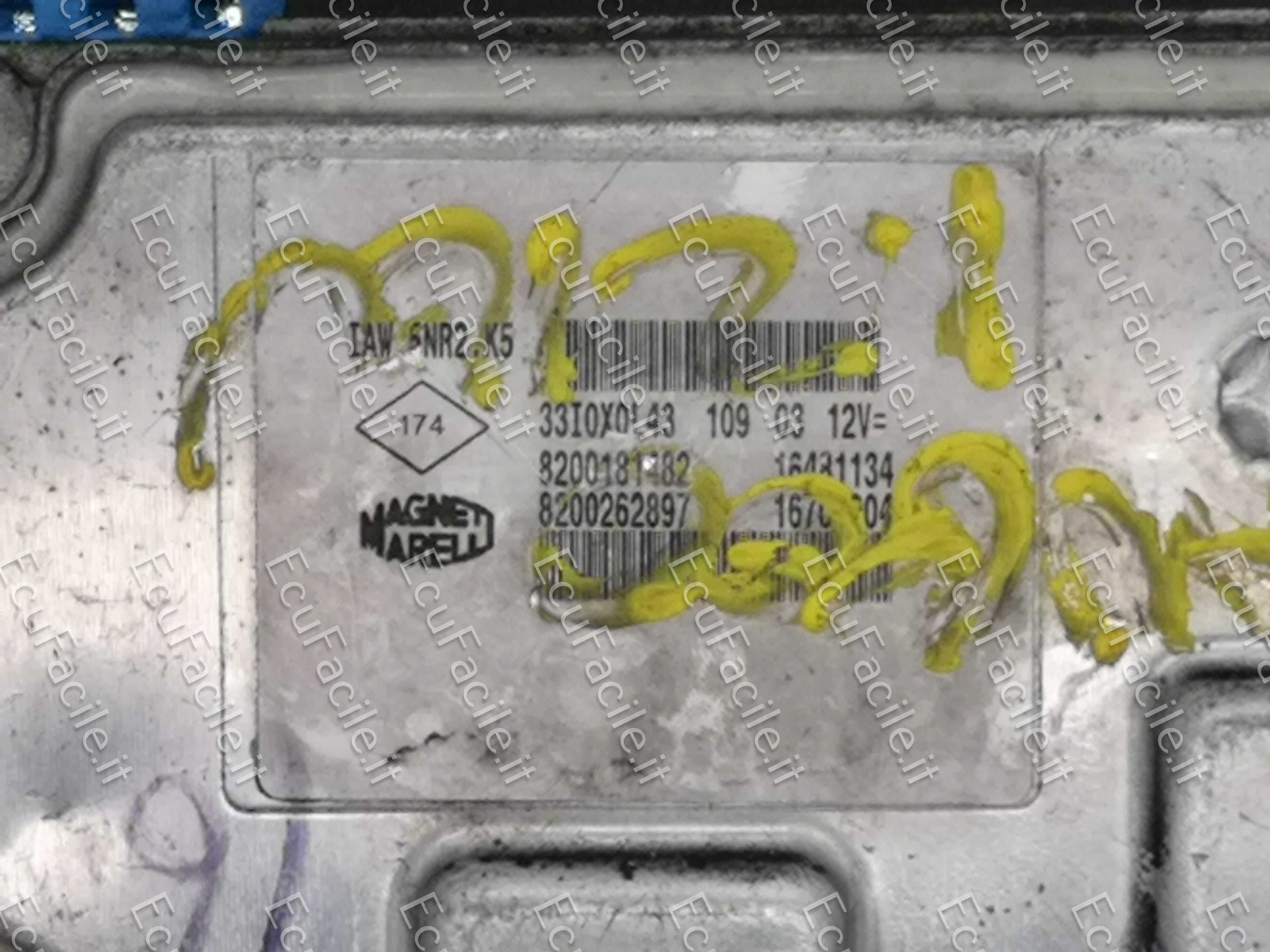 RENAULT 8200262897 8200181482 Magneti Marelli 16701004 16481134 IAW5NR2K5