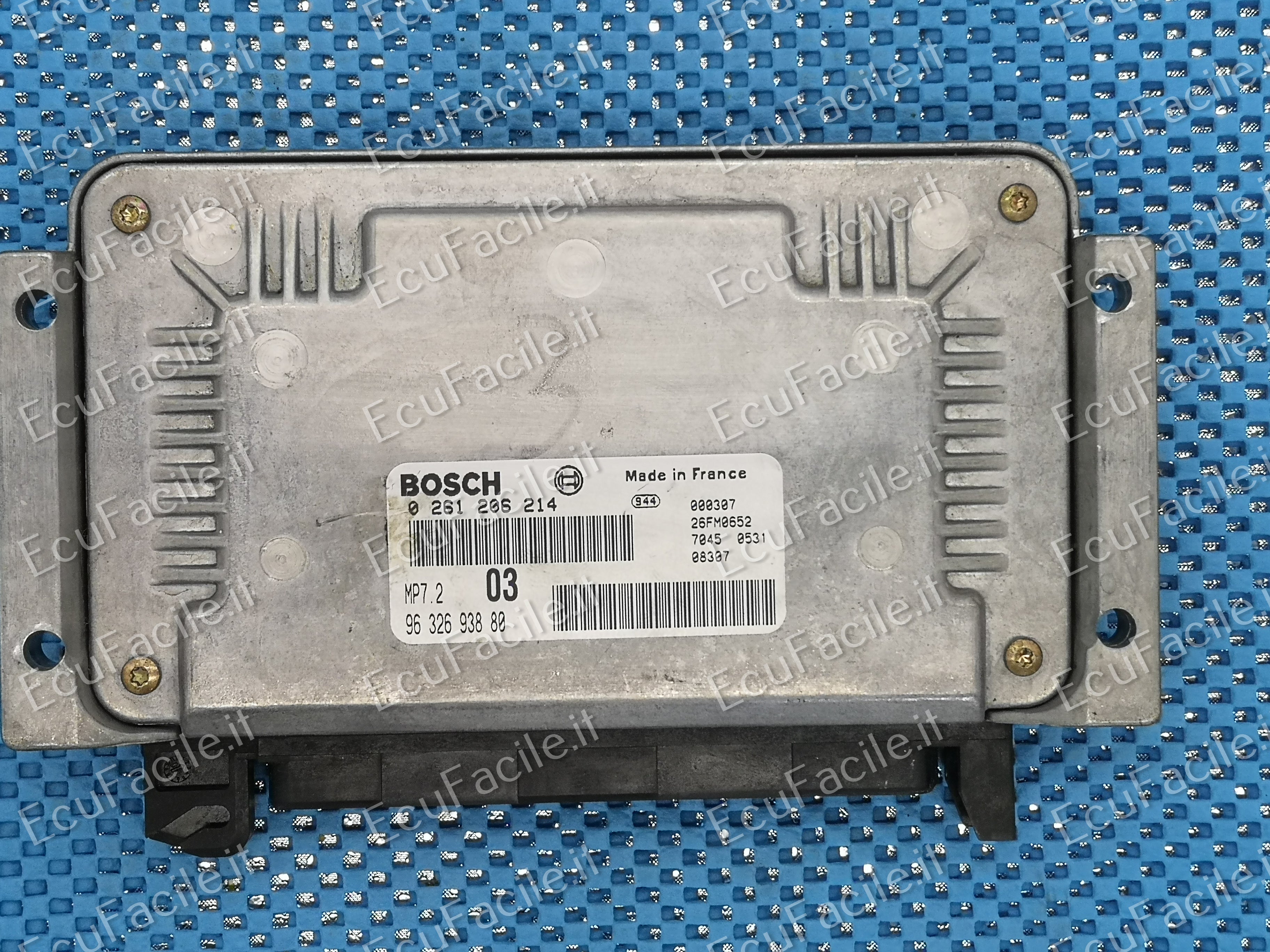 ECU CITROEN XSARA 1.6 8V CODICE: 0261206214 9632693880