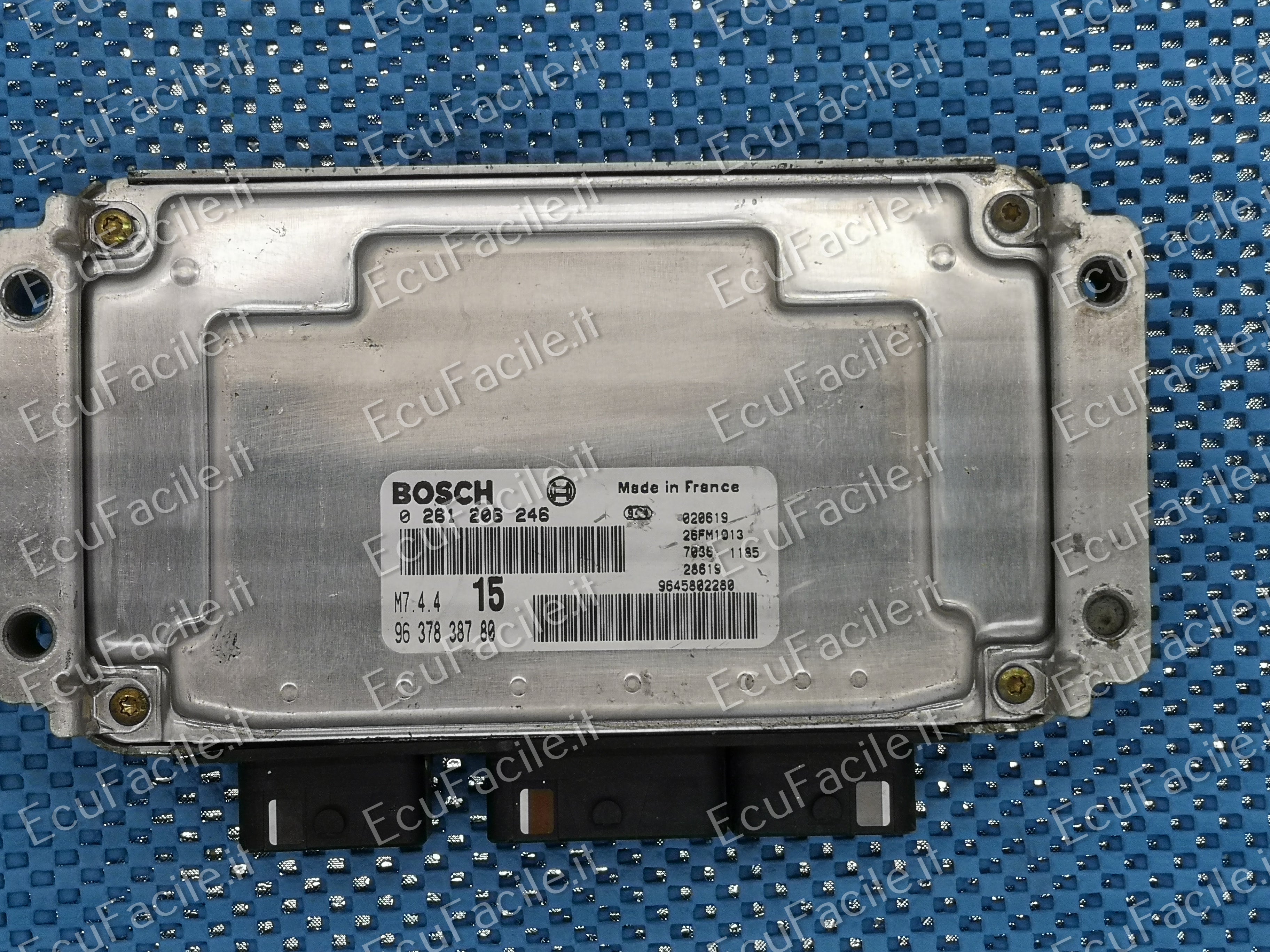 ECU CITROEN SAXO PEUGEOT 106 1.1 BOSCH 0261206246 9637838780