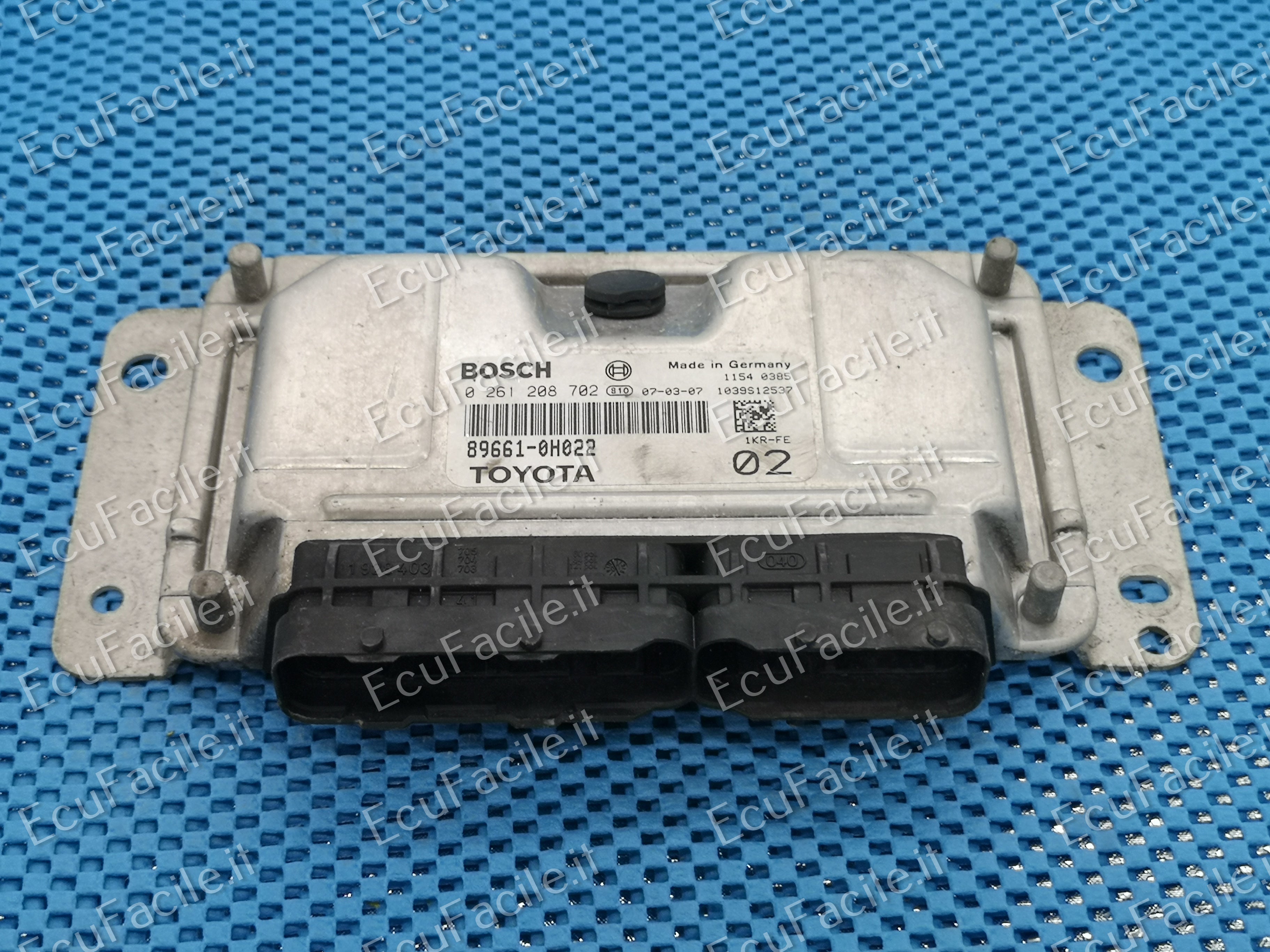 ECU TOYOTA AYGO C2 1.0 2007 BOSCH 0261208702 89661-0H023 M7.9.5