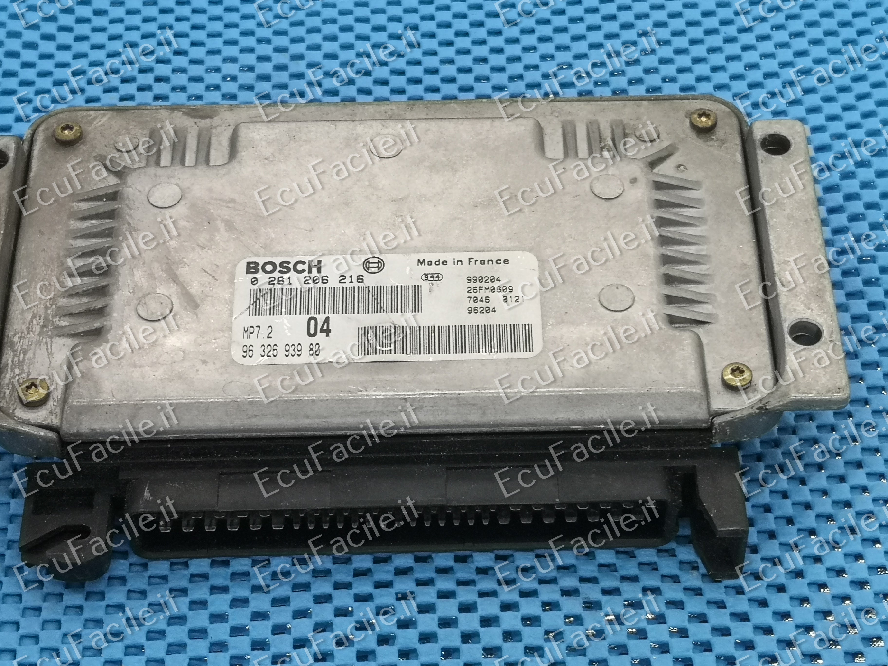 ECU PEUGEOT 206 CITROEN Xsara Picasso 1.6 BOSCH 0261206216