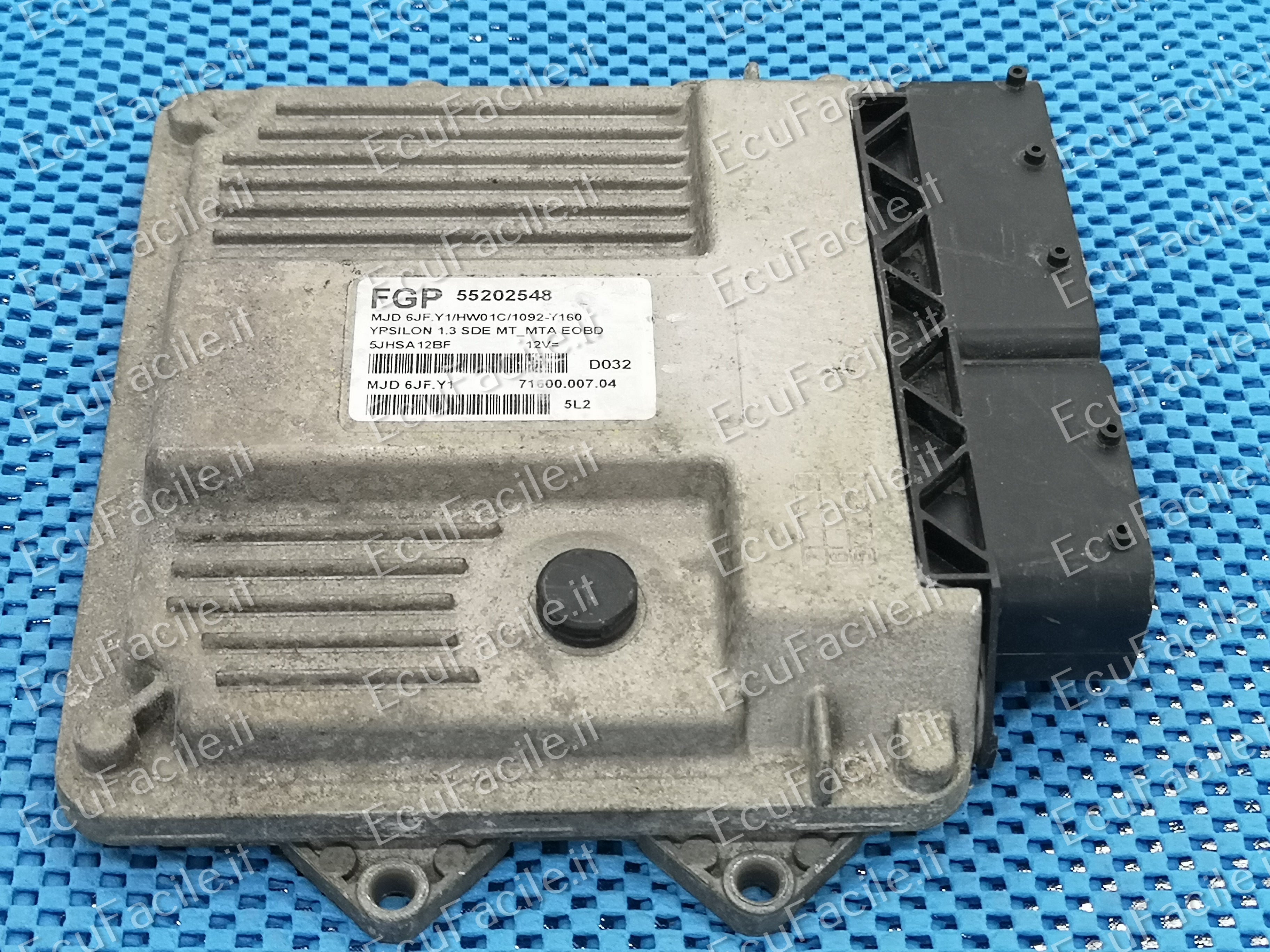 Ecu lancia ypsilon 1.3 jtd 55202548 mjd 6jf.y1 HW01C vergine