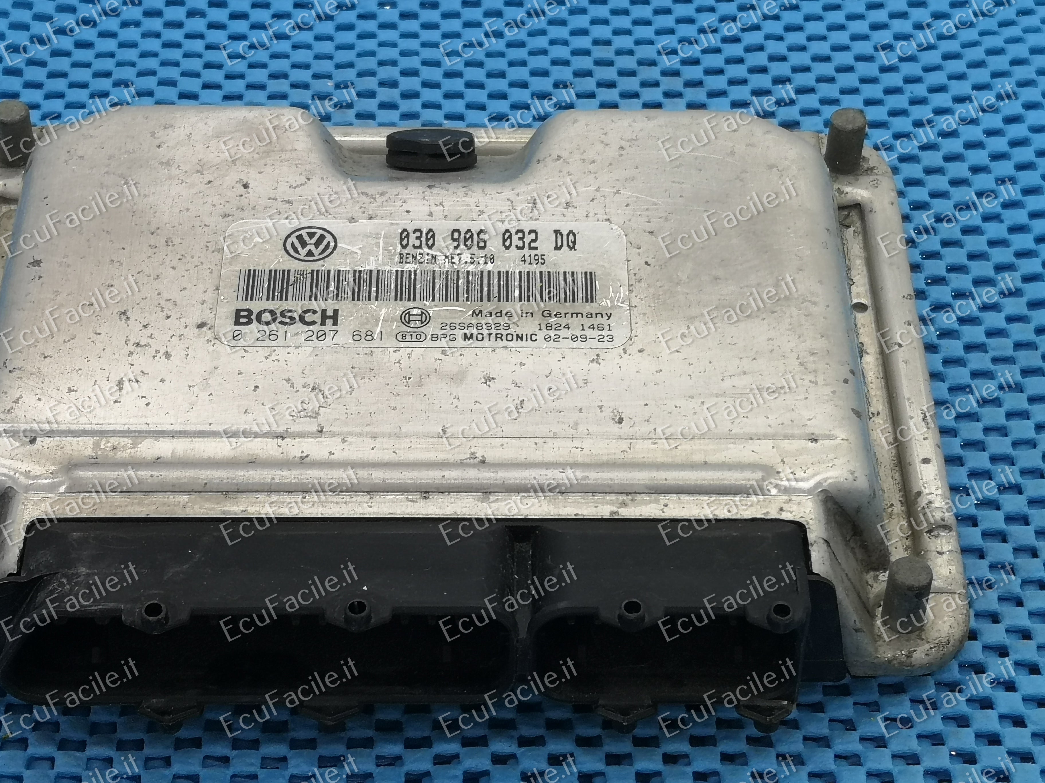 ECU VW VOLKSWAGEN LUPO 1.4 0261207681 030906032DQ, ME7.5.10