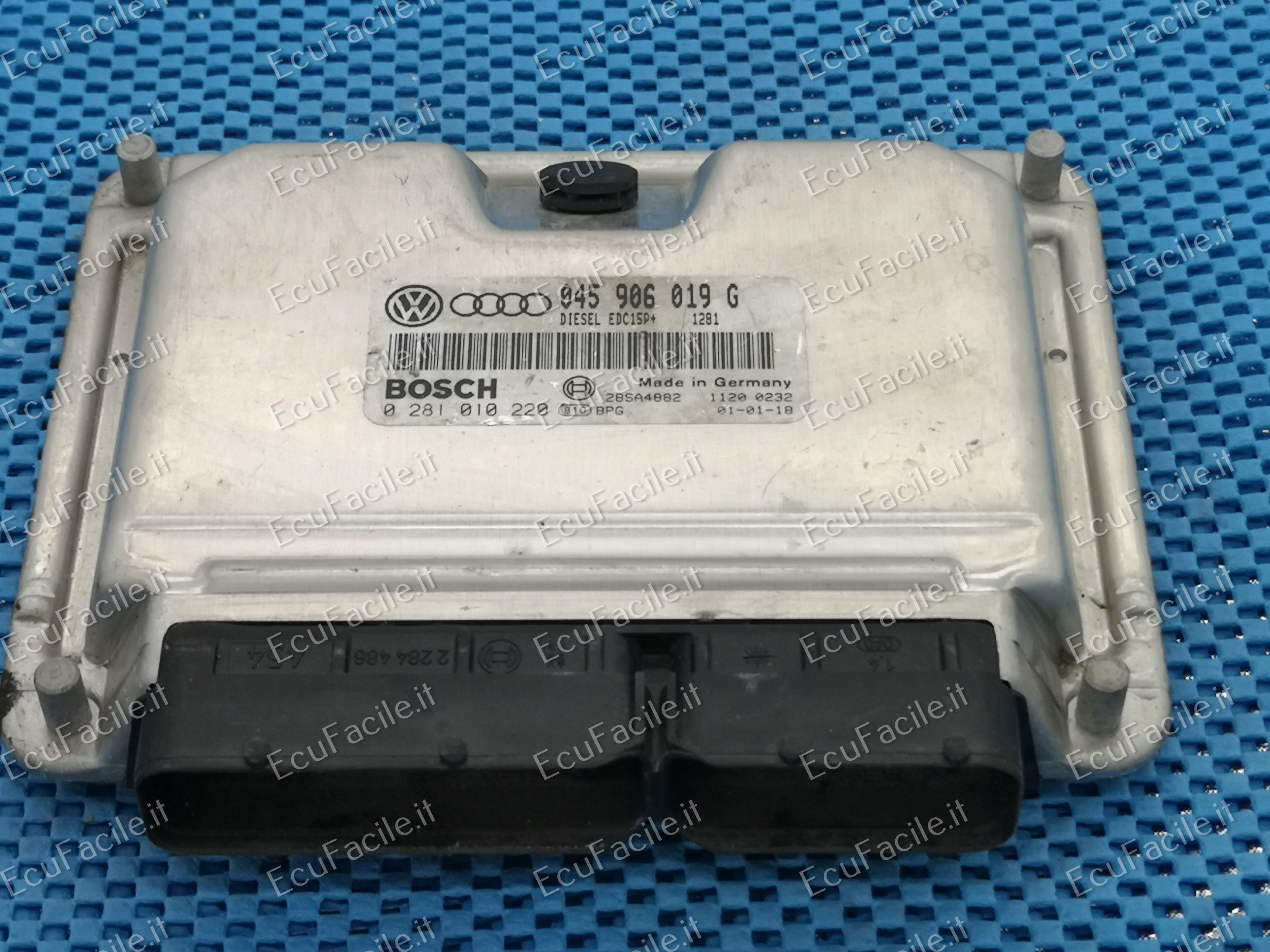 Ecu centralina vw audi a2 1.4 tdi bosch 0281010220 045906019g