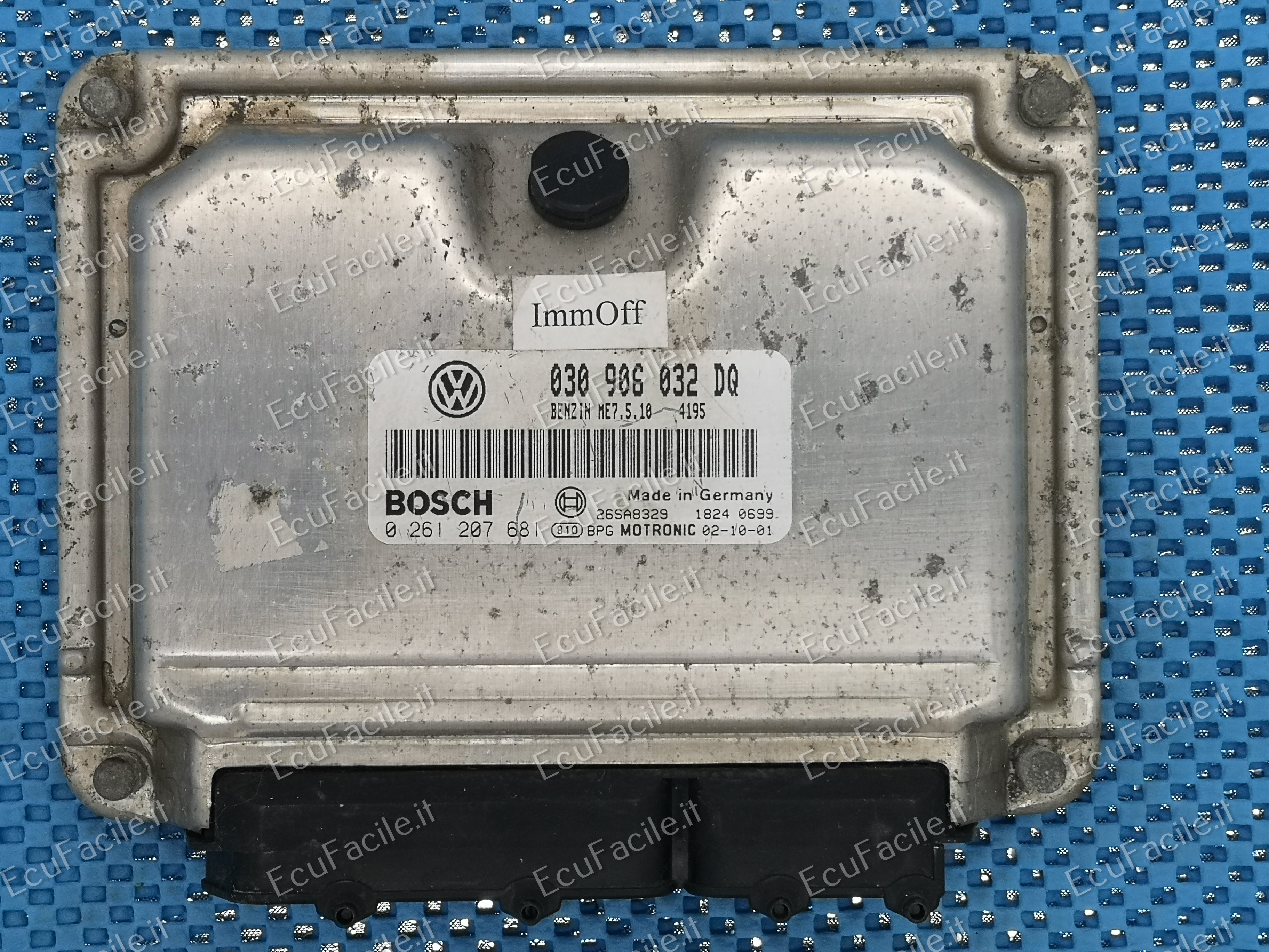 ECU VW VOLKSWAGEN LUPO 1.4 0261207681 030906032DQ, ME7.5.10