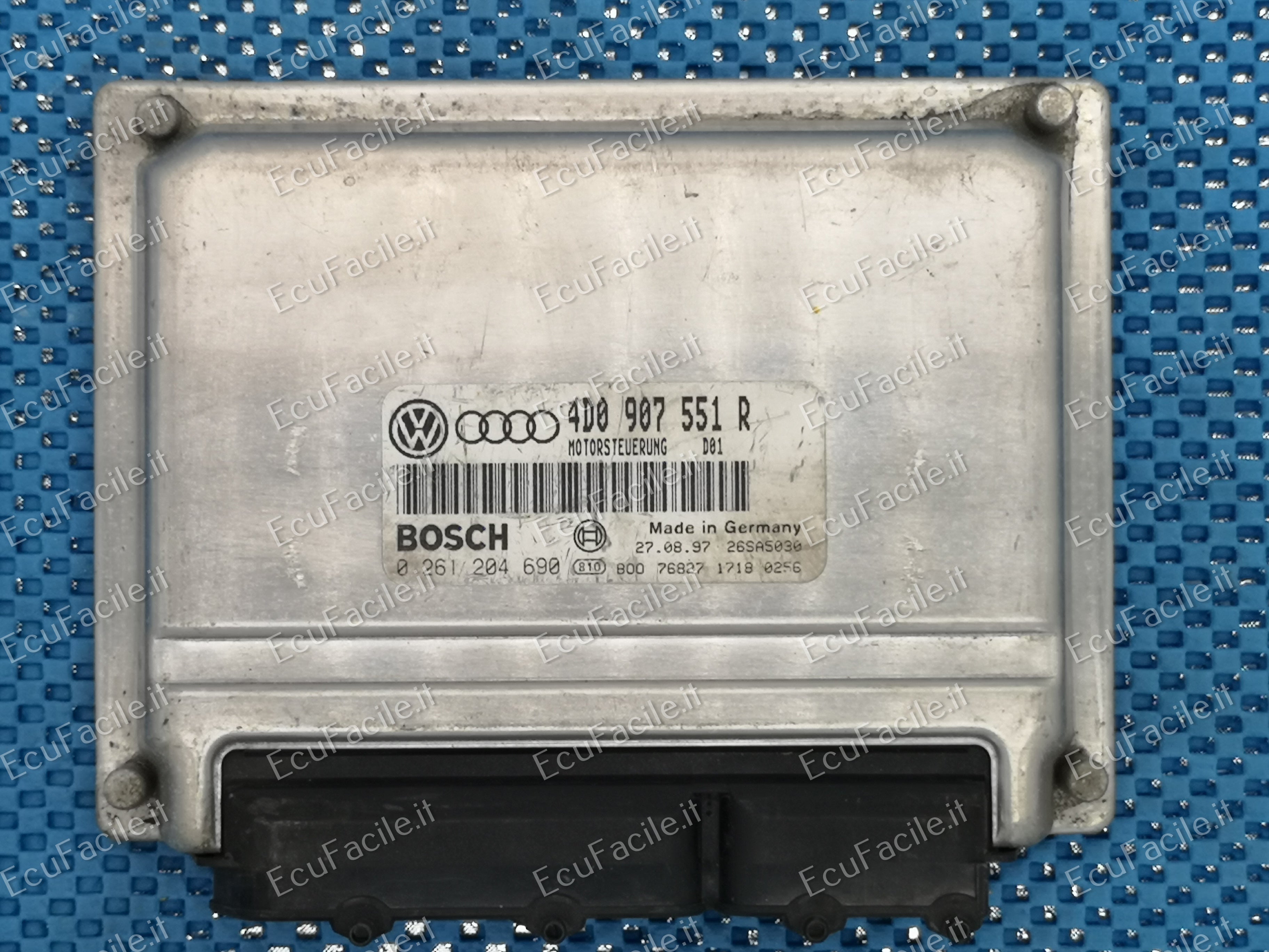 ECU AUDI A6 VW Passat 2.8 4D0907551R 0261204690 M3.8.2 M 3.8.2