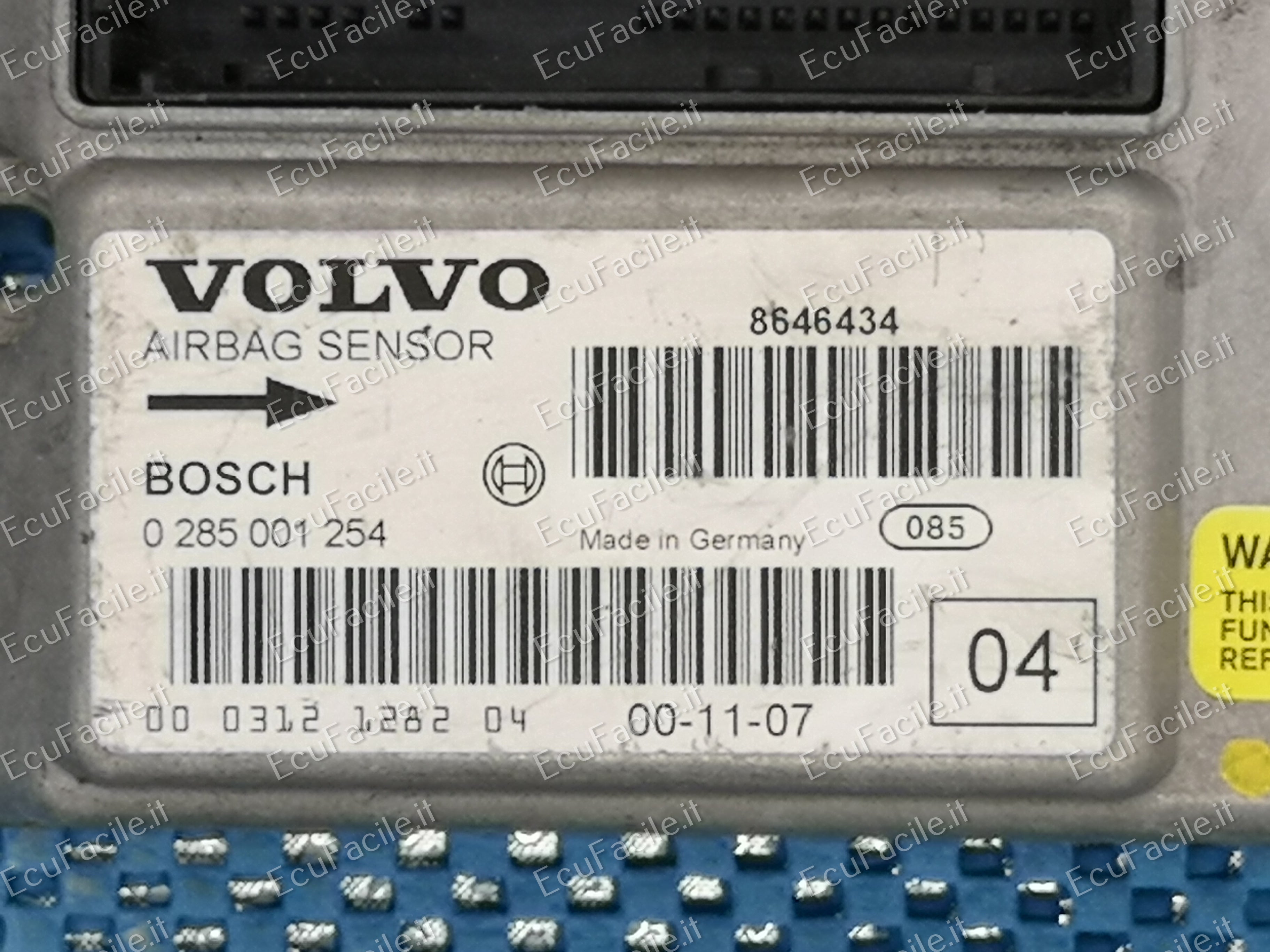 ECU Centralina Airbag Volvo XC70 V70 S80 2000 0285001254 8645271