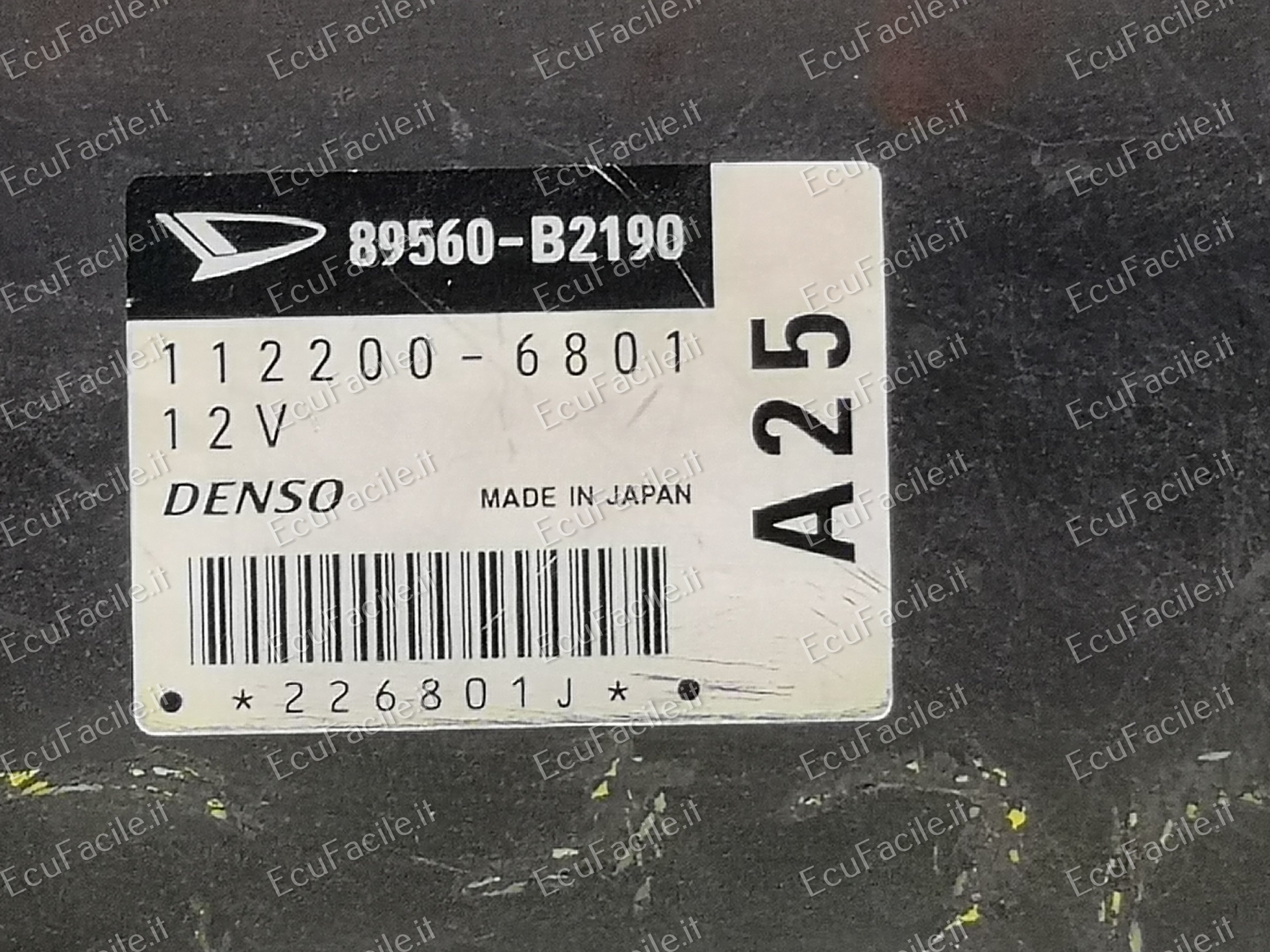 ECU DAIHATSU DENSO 1122006801 89560B2190 A25