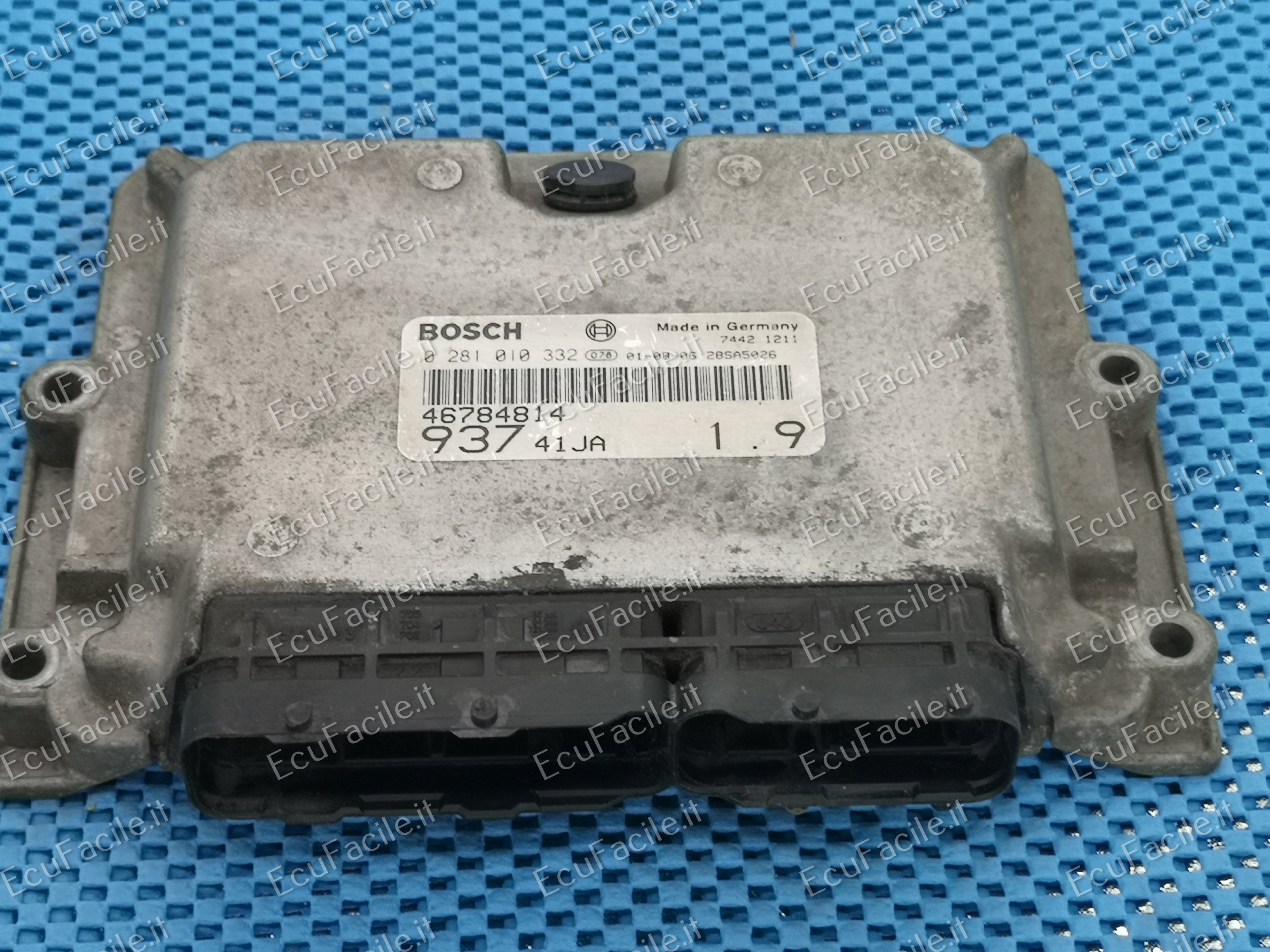 ECU ALFA ROMEO 147 1.9 JTD BOSCH 0281010332 28SA5661 PRONTA  EDC 15C7-2.3