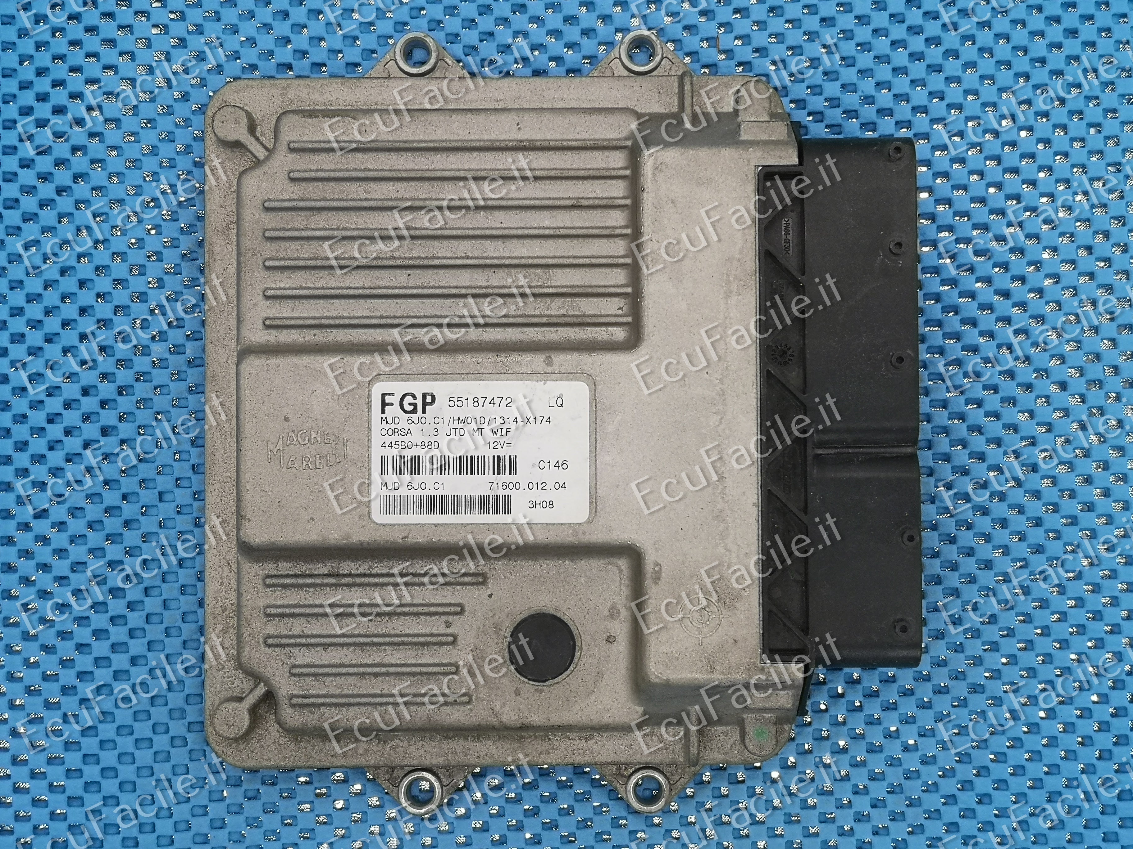 Ecu opel corsa 1.3 cdti fgp 55187472 lq mjd 6jo.c1 hw01d 6JOC1