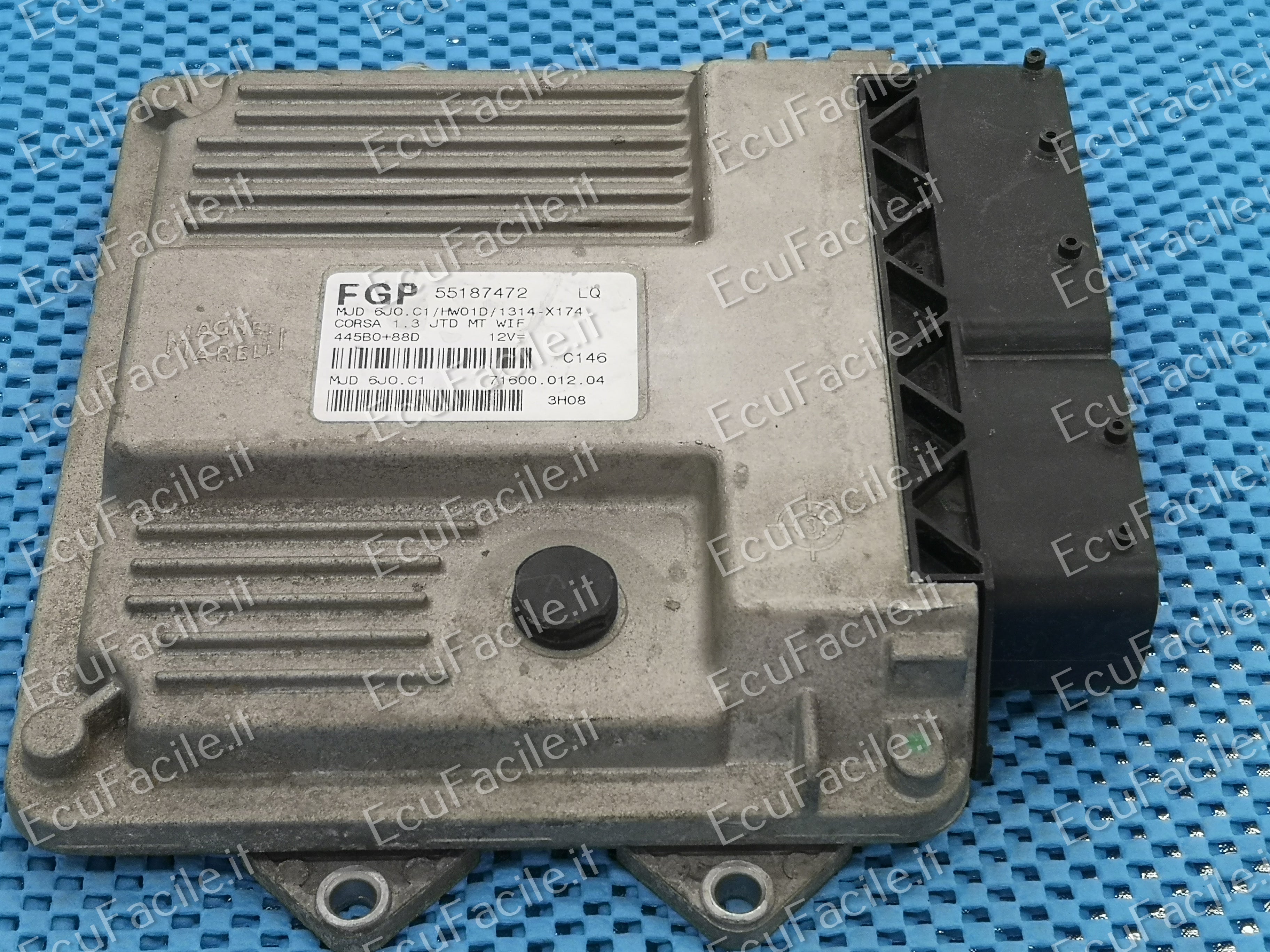 Ecu opel corsa 1.3 cdti fgp 55187472 lq mjd 6jo.c1 hw01d 6JOC1