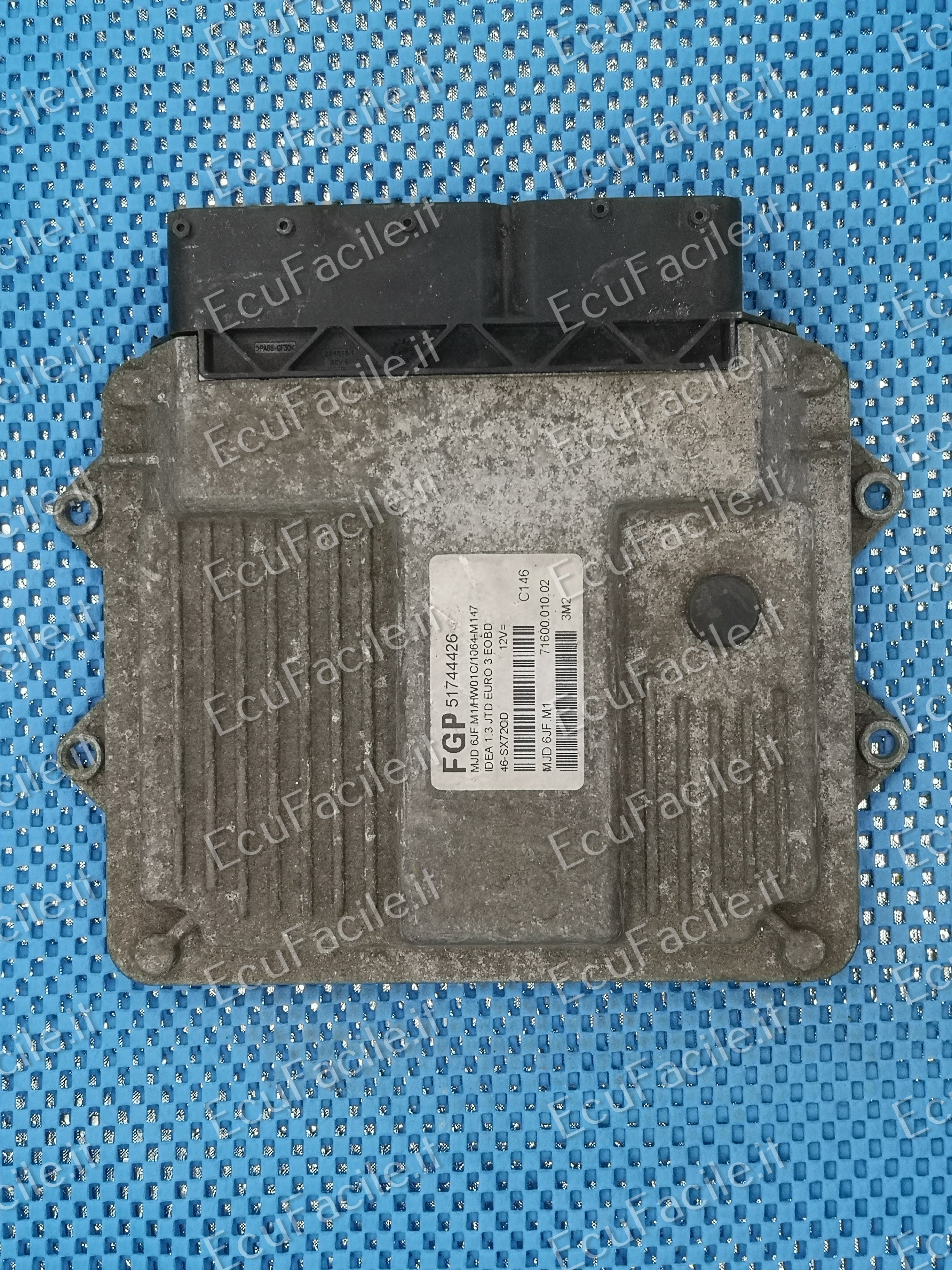 FIAT IDEA 1.3 JTD ECU FGP 51744426 MJD 6JF.M1 HW01C