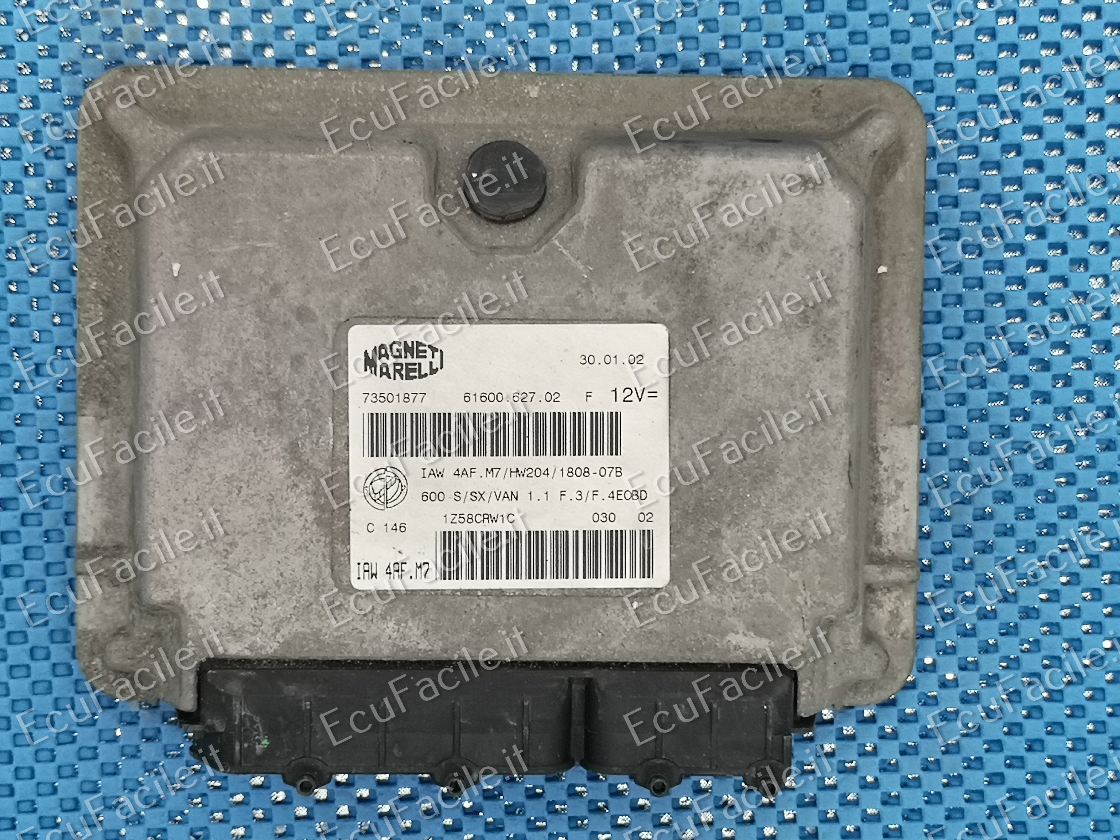 ECU FIAT 600 MPI IAW4AFM7 IAW 4AFM7 73501877 6160062702