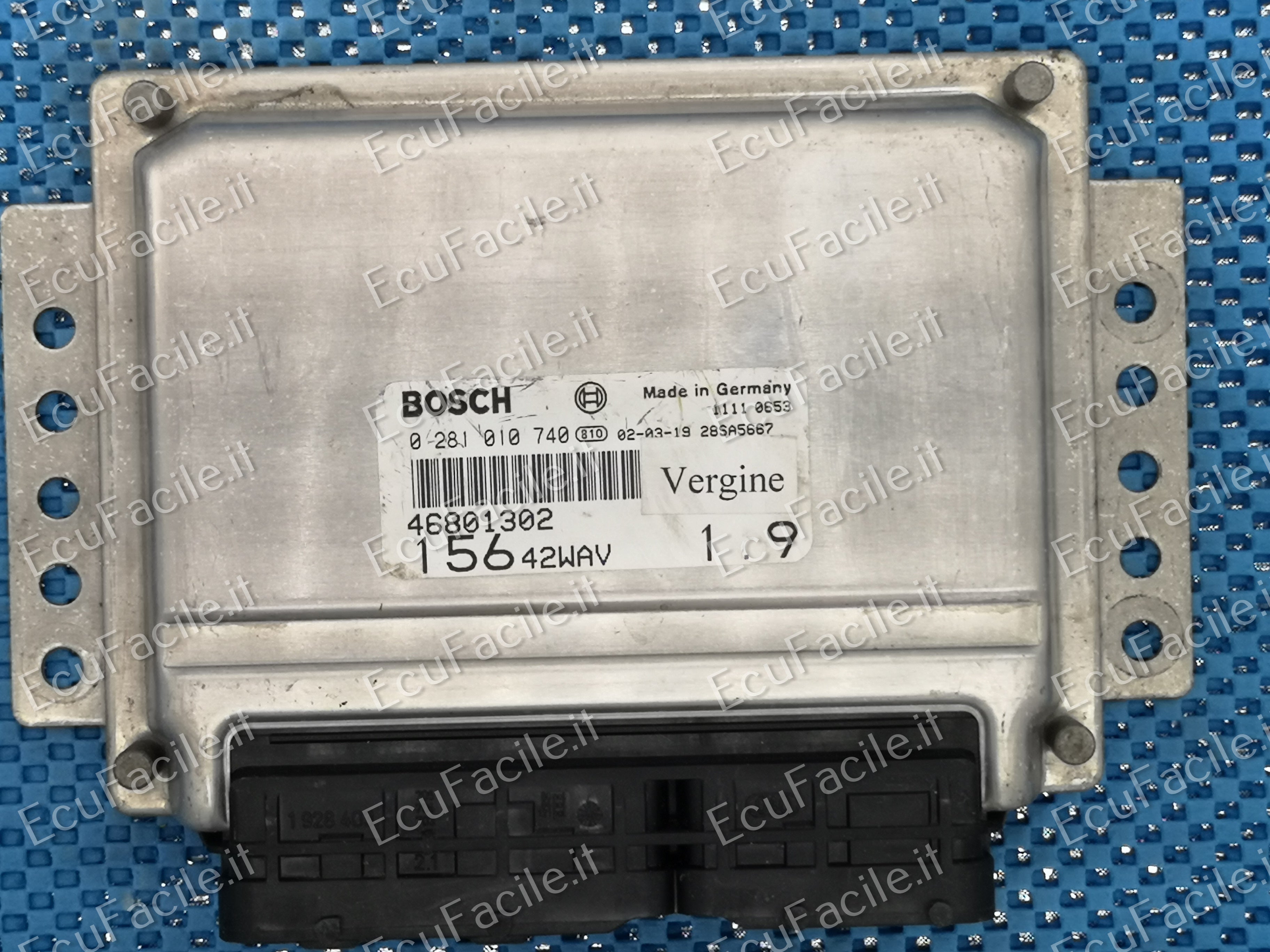 ECU alfa romeo 156 1.9 jtd 115cv bosch cod. 0281010740 EDC 15C7-2.16