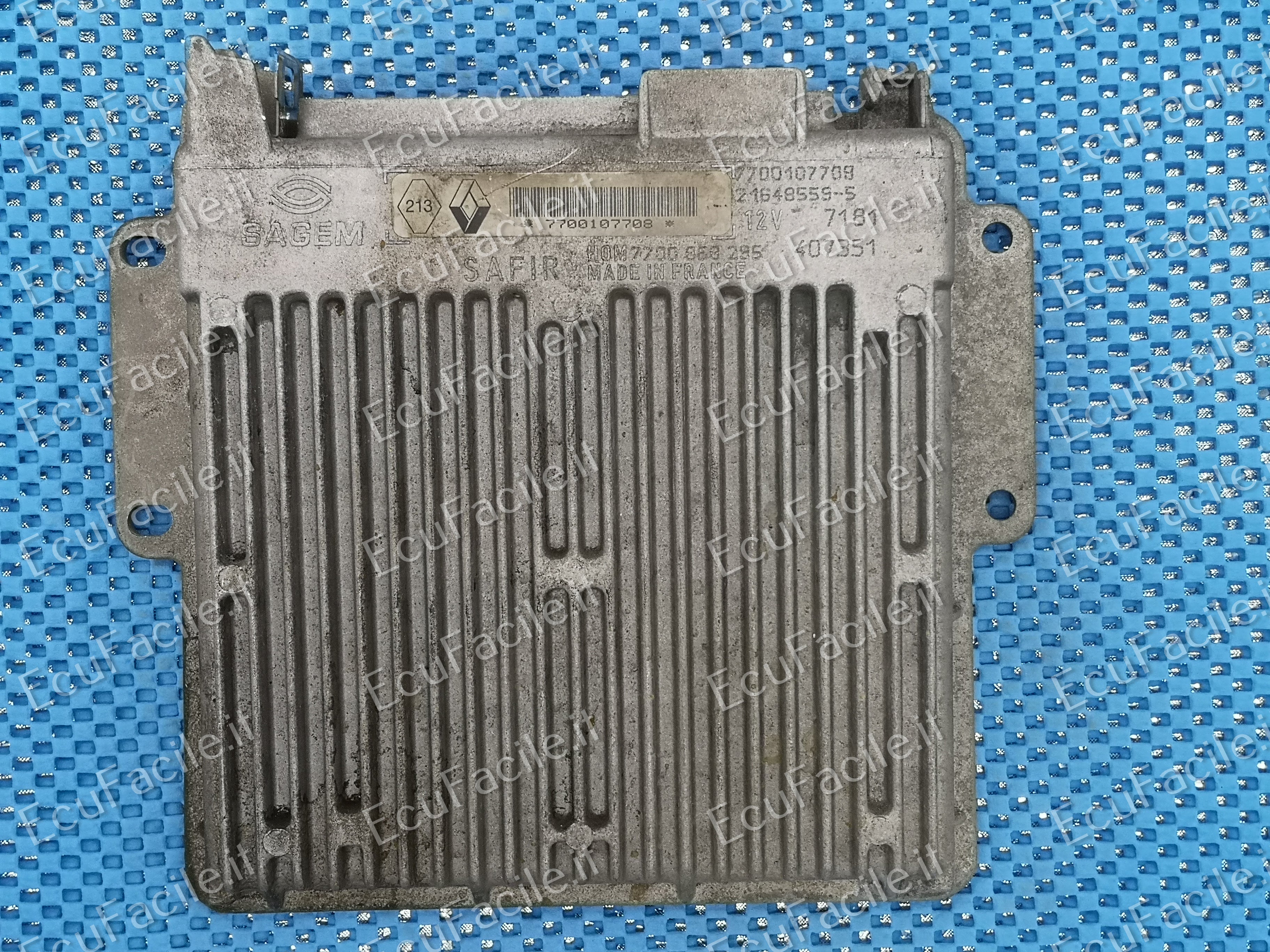 ECU RENAULT CLIO, 7700107708, 21618559-5, 216185595